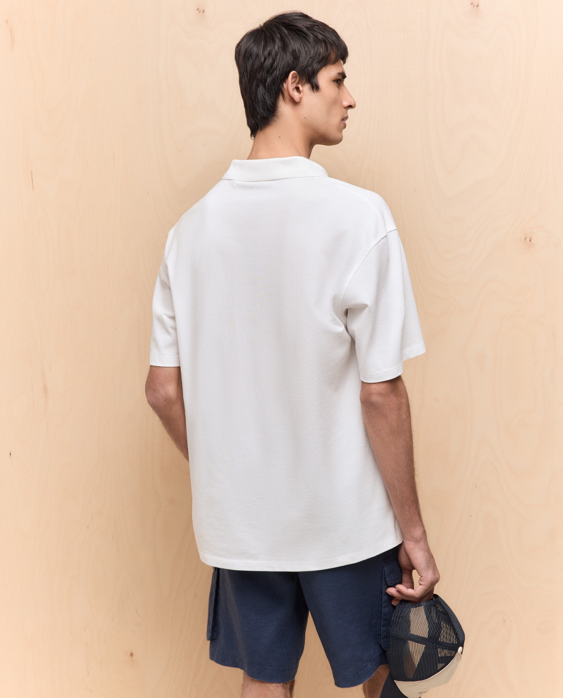 Polo manga corta de hombre - Easy Wear - Blanco Blanco-3