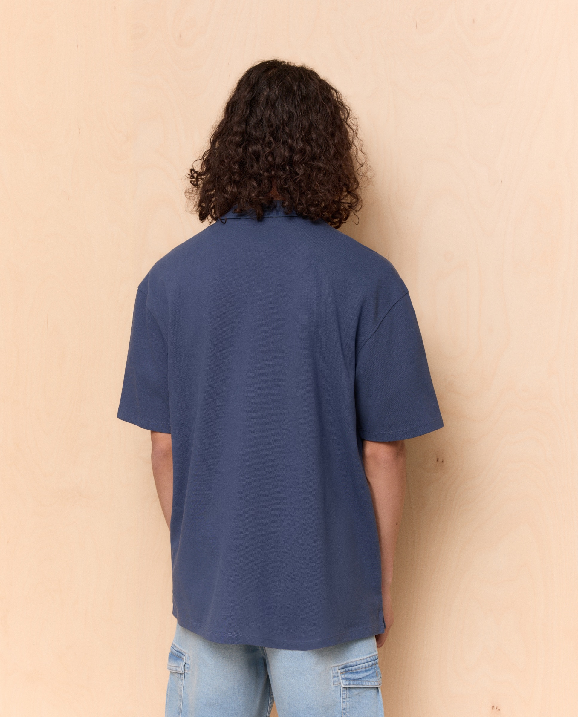Polo manga corta de hombre - Easy Wear - Azul marino Azul marino-3