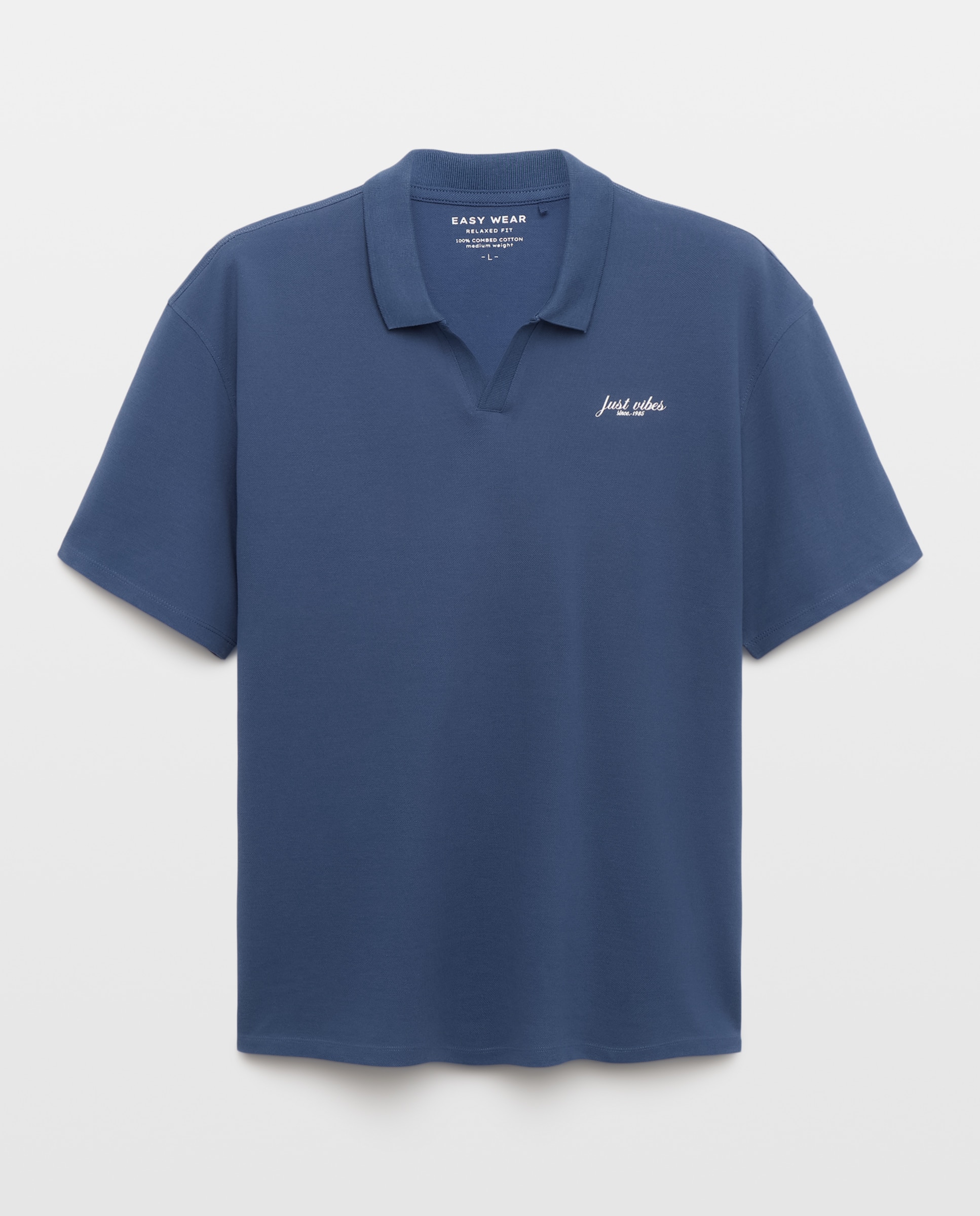 Polo manga corta de hombre - Easy Wear - Azul marino Azul marino-4