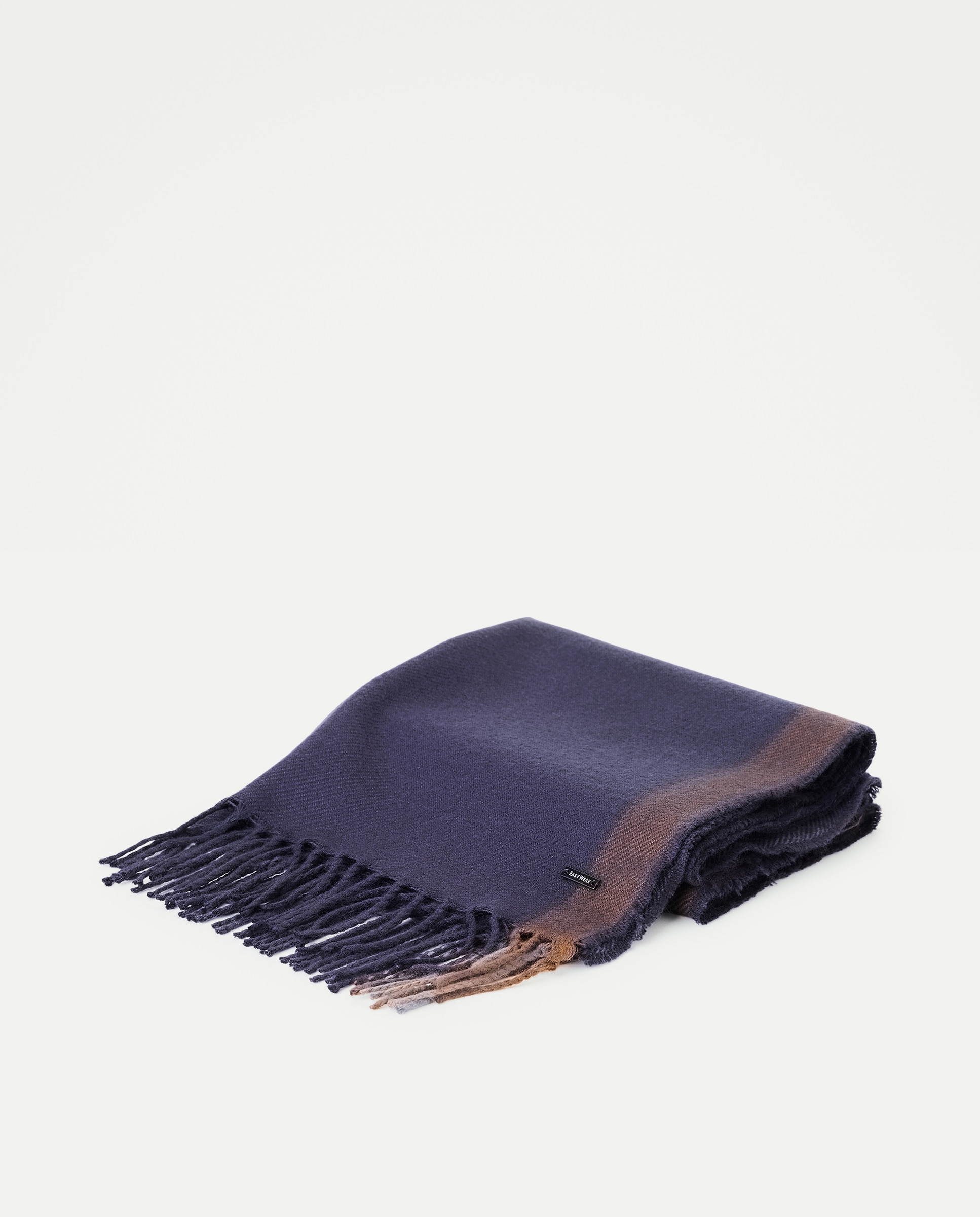 Bufanda de hombre en acrílico - Easy Wear - Azul marino Azul marino-2