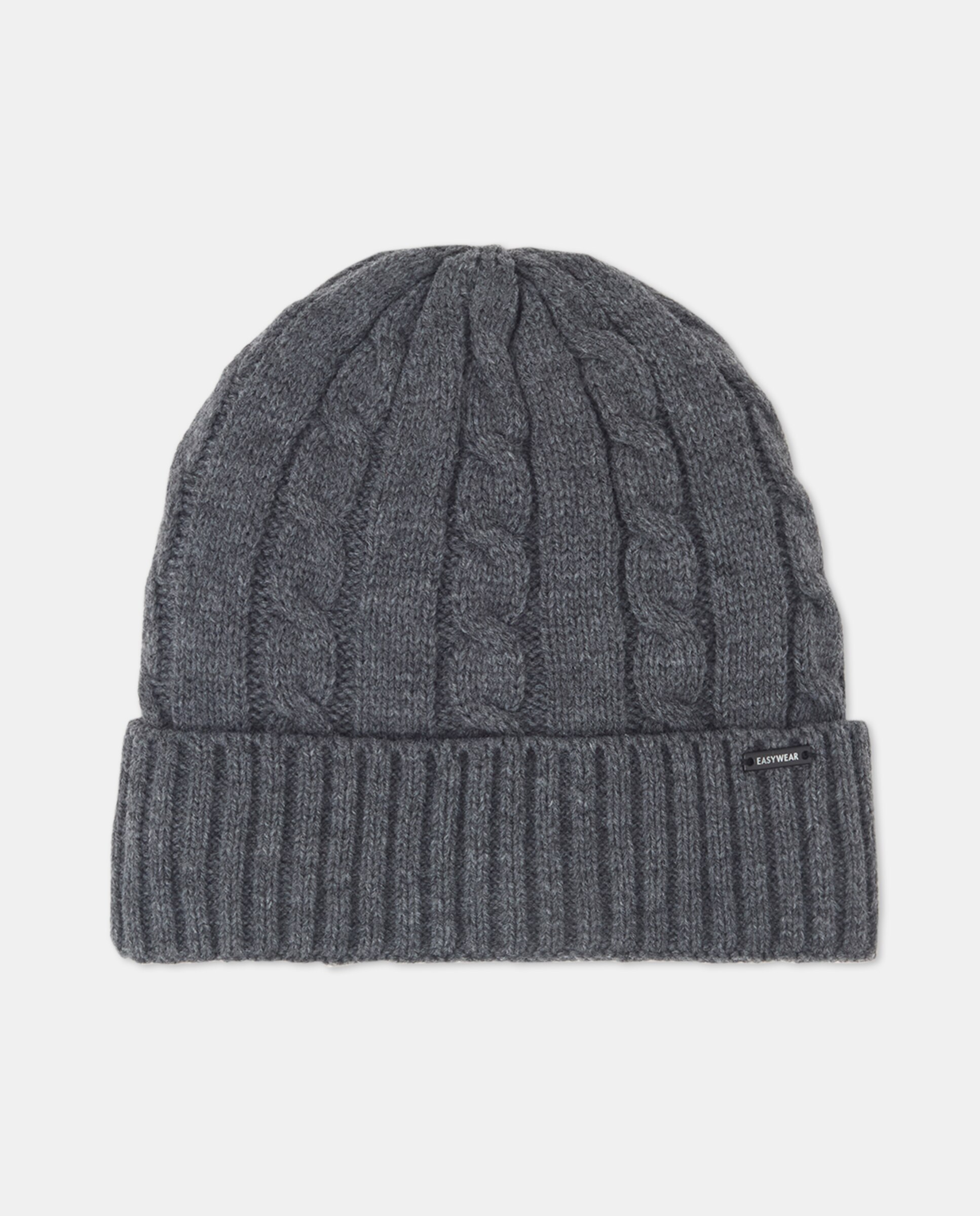 Caixa com Cachecol e Gorro com Interior em Pelo de Borrego em Acrílico 830 Antracite-3