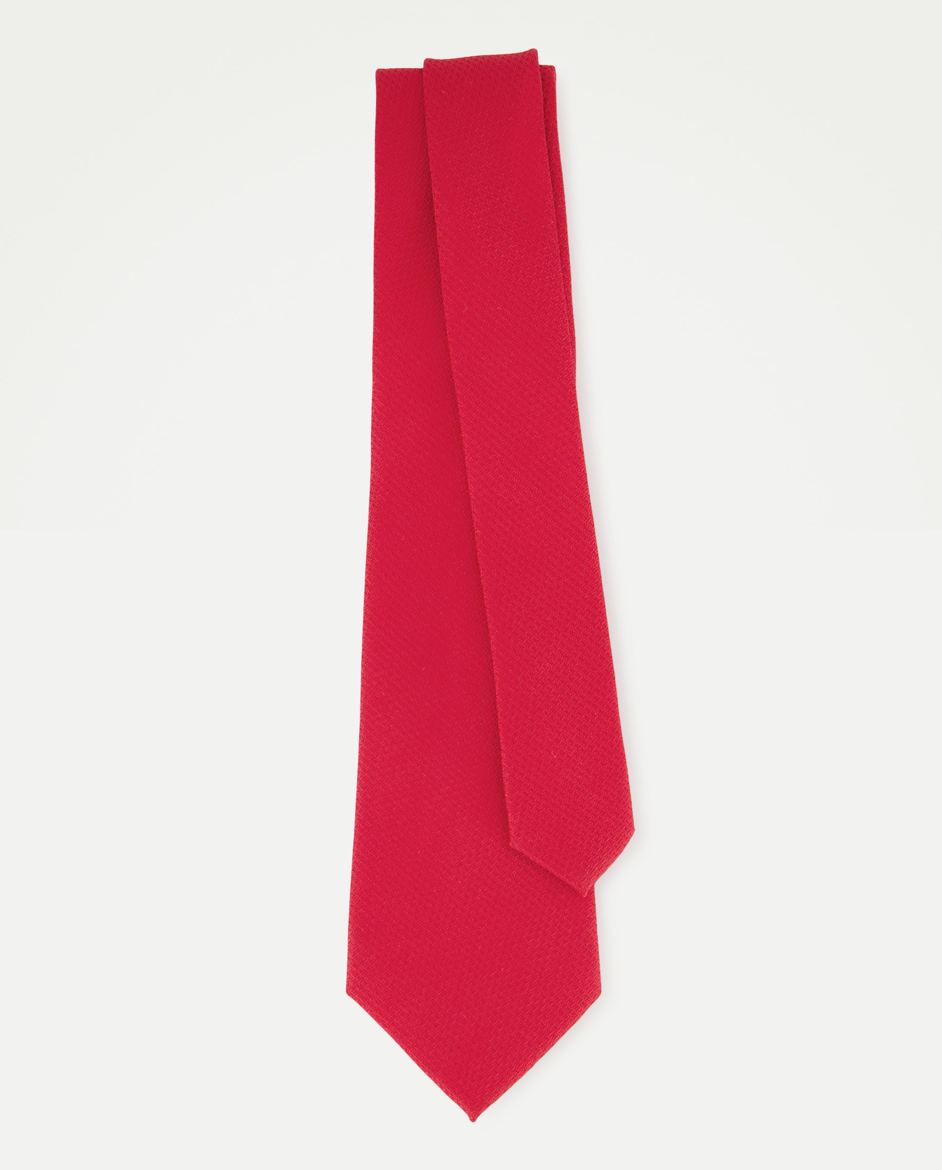 Corbata lisa de hombre - Easy Wear - Azul marino 600 Rojo-2