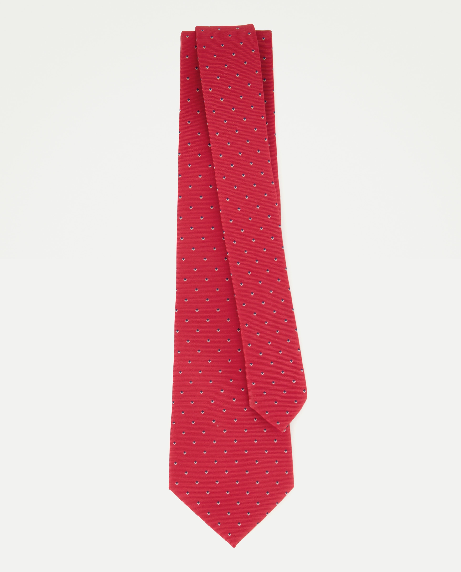 Gravata de Jacquard 600 Vermelho-2