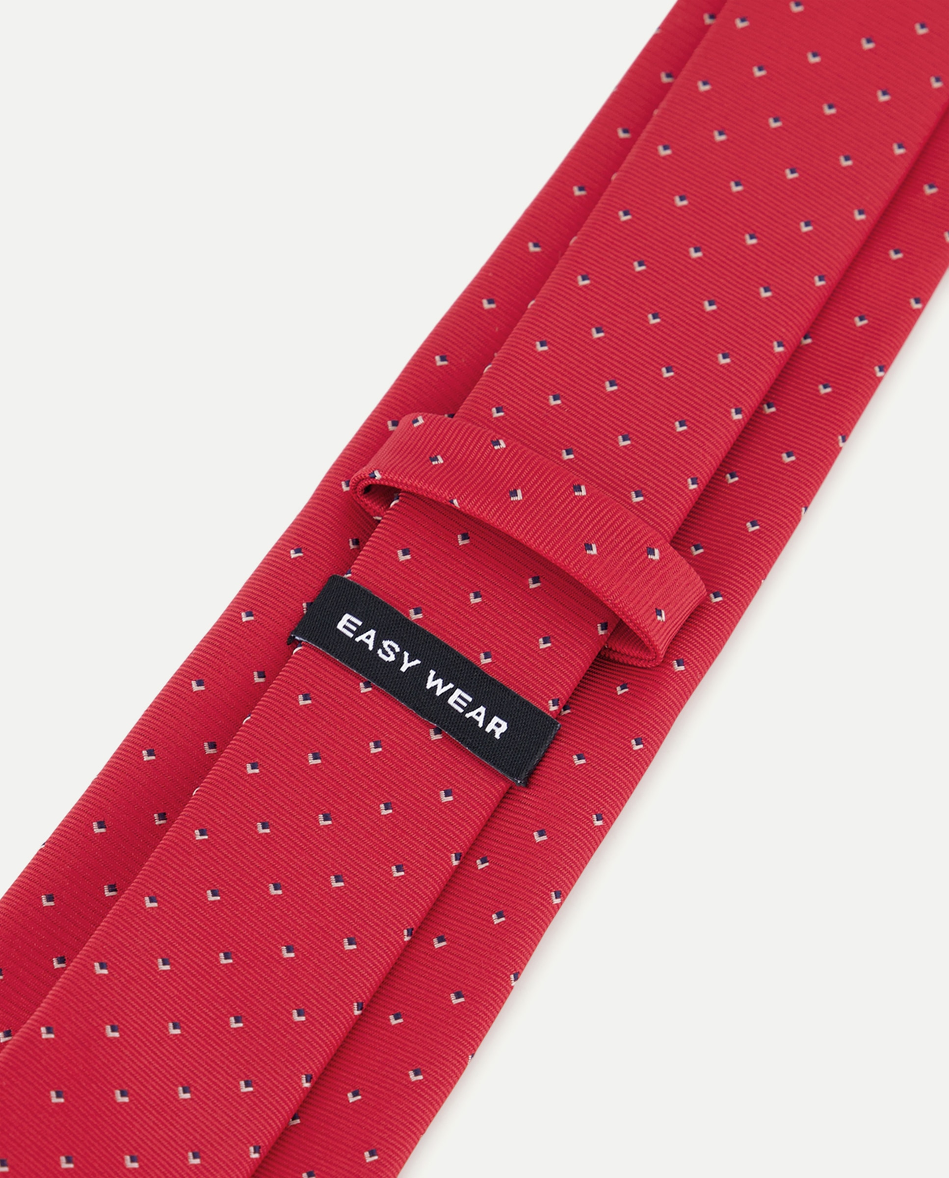 Gravata de Jacquard 600 Vermelho-3