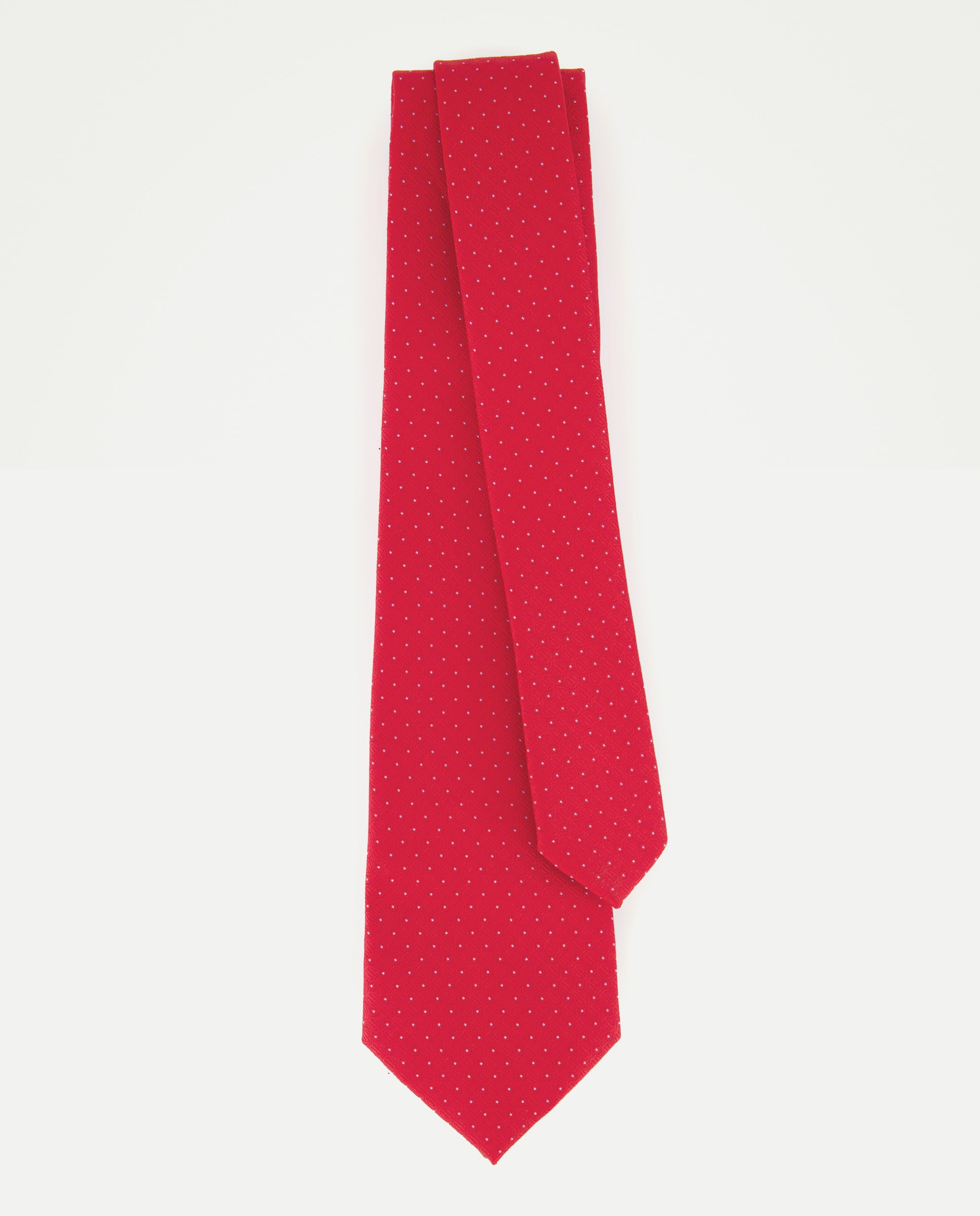 Gravata de Jacquard 600 Vermelho-2