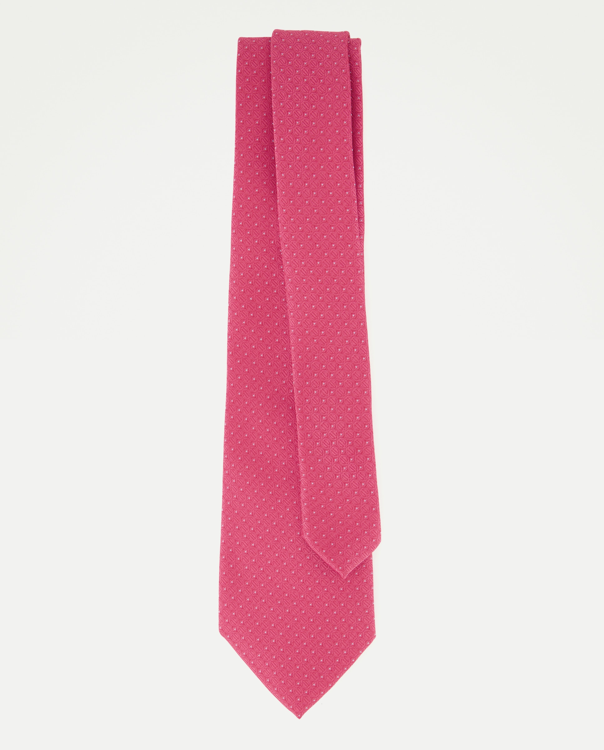 Gravata de Jacquard 240 Fúcsia-2