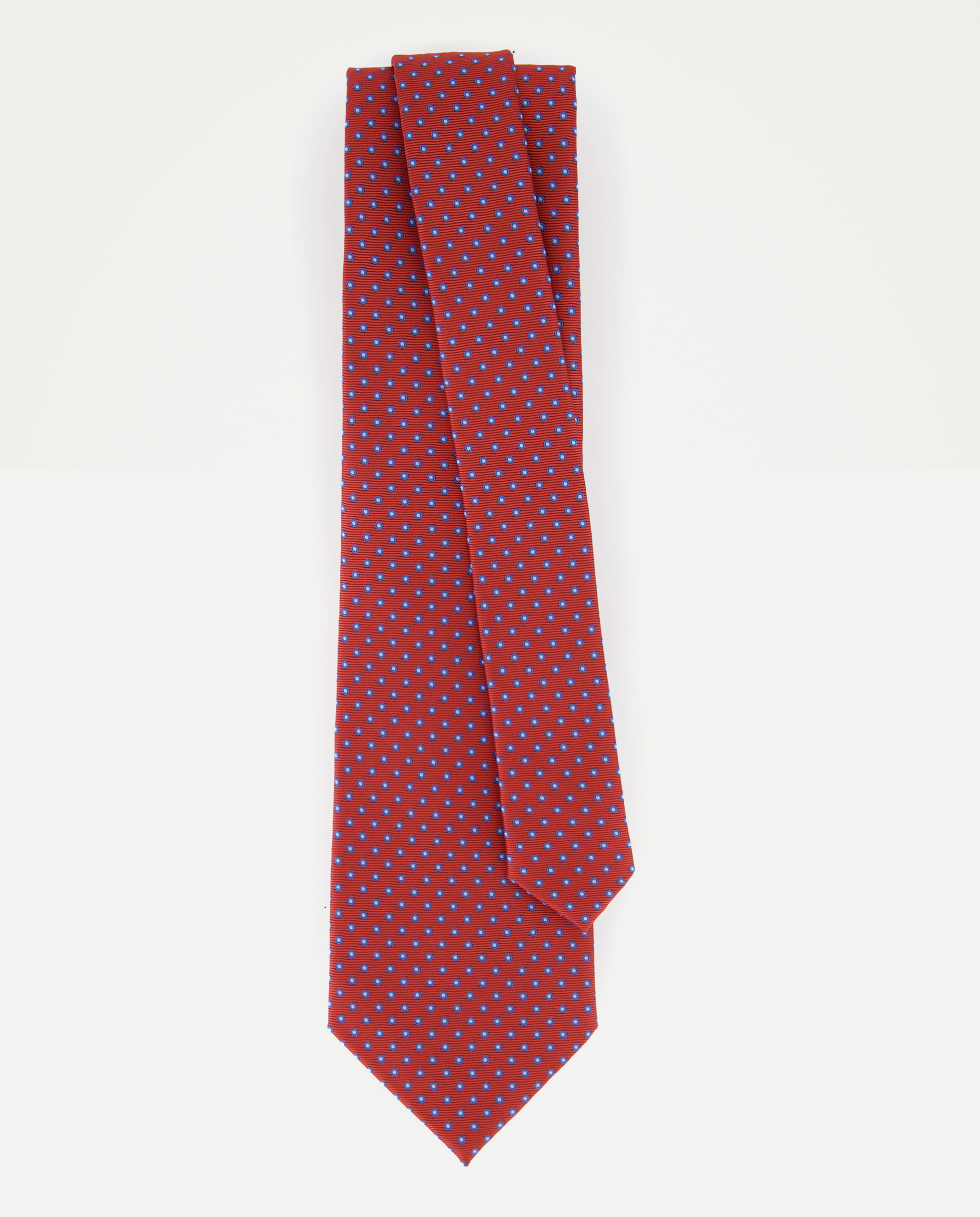 Gravata de Jacquard 600 Vermelho-2