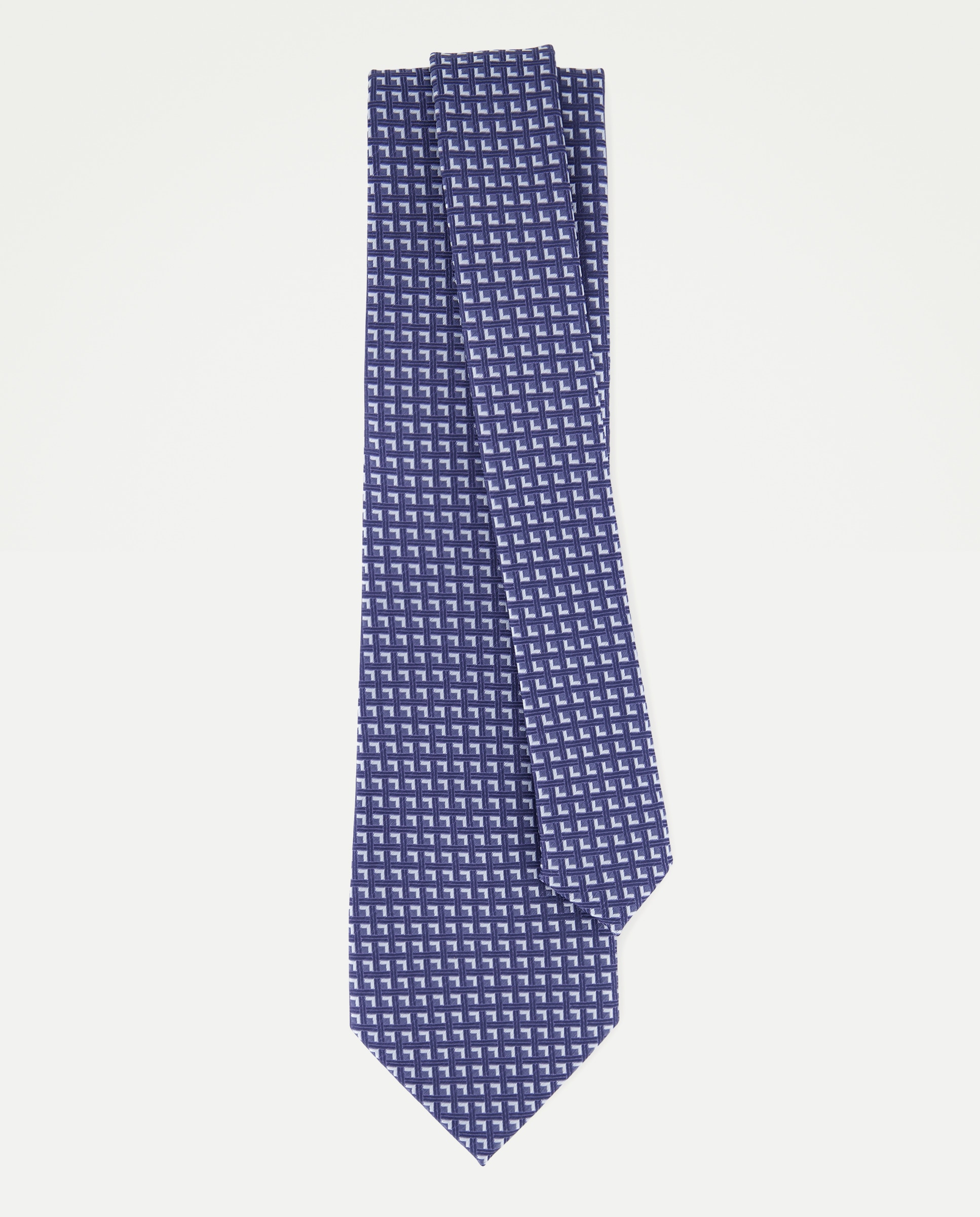 Gravata de Jacquard 410 Azul Claro-2