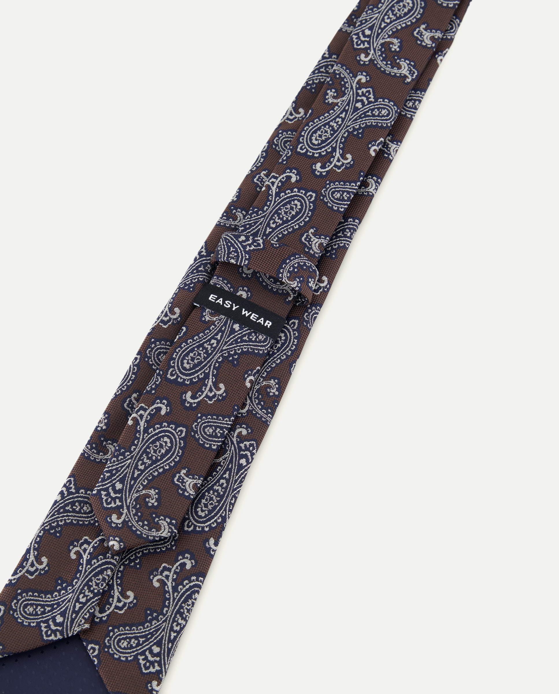 Gravata de homem Castanho-3