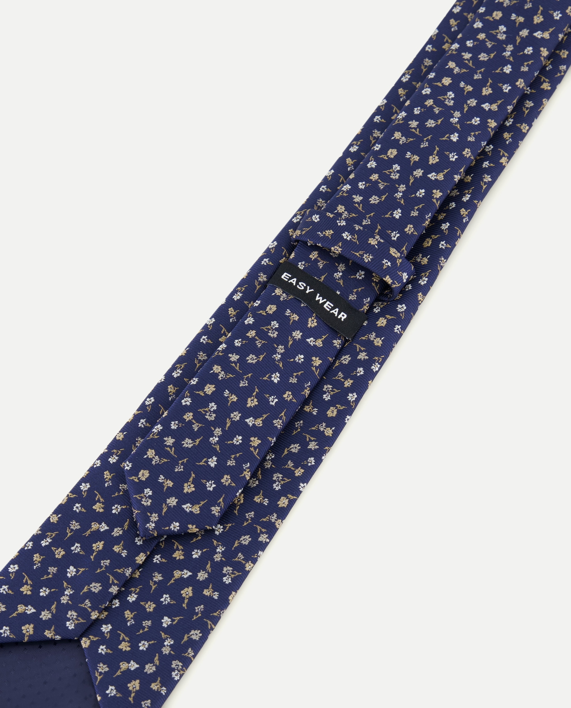 Gravata de homem Azul-marinho-3