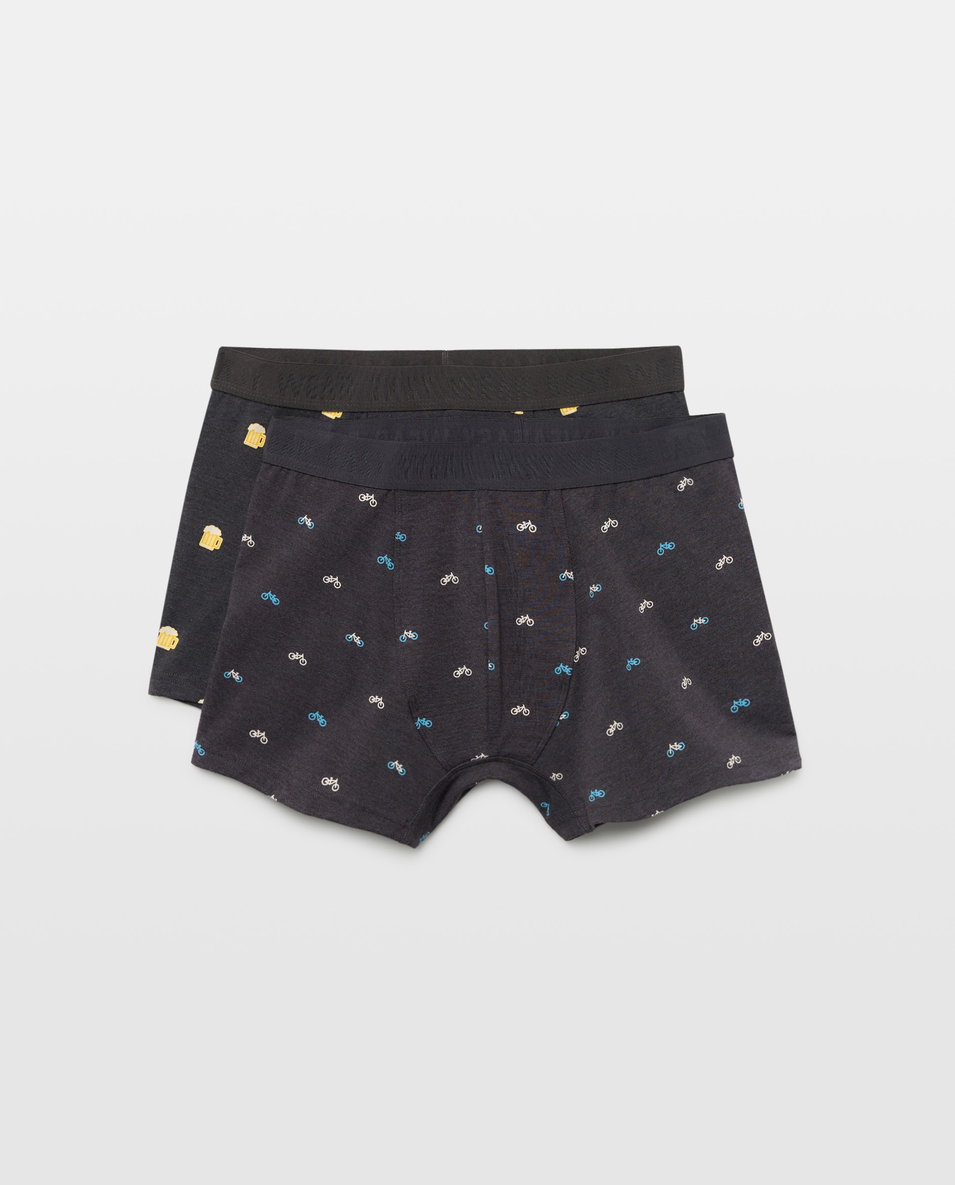 Imagem 0 de Pack de Dois Boxers Elásticos com Estampado