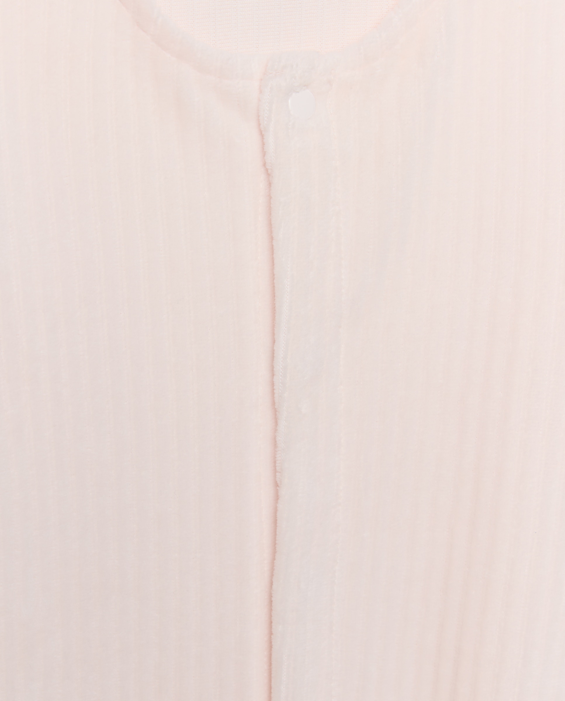 Babygrow Básico Comprido Liso em Velour de Bebé Cotton Juice 200 Rosa-3