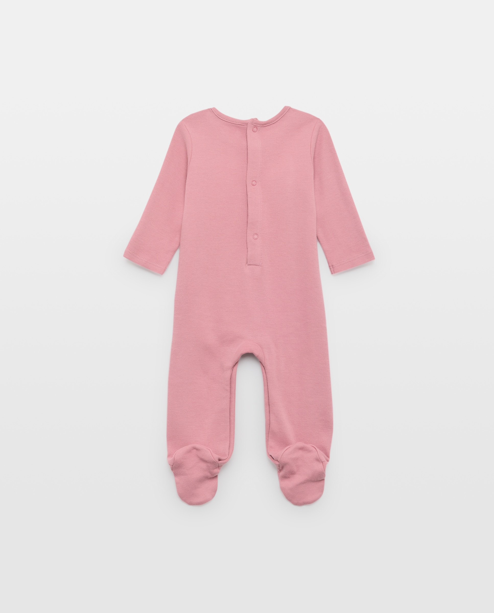 Pack de 2 Babygrows Compridos de Bebé em Malha com Fantasia Lilo & Stitch Cotton Juice Rosa-2