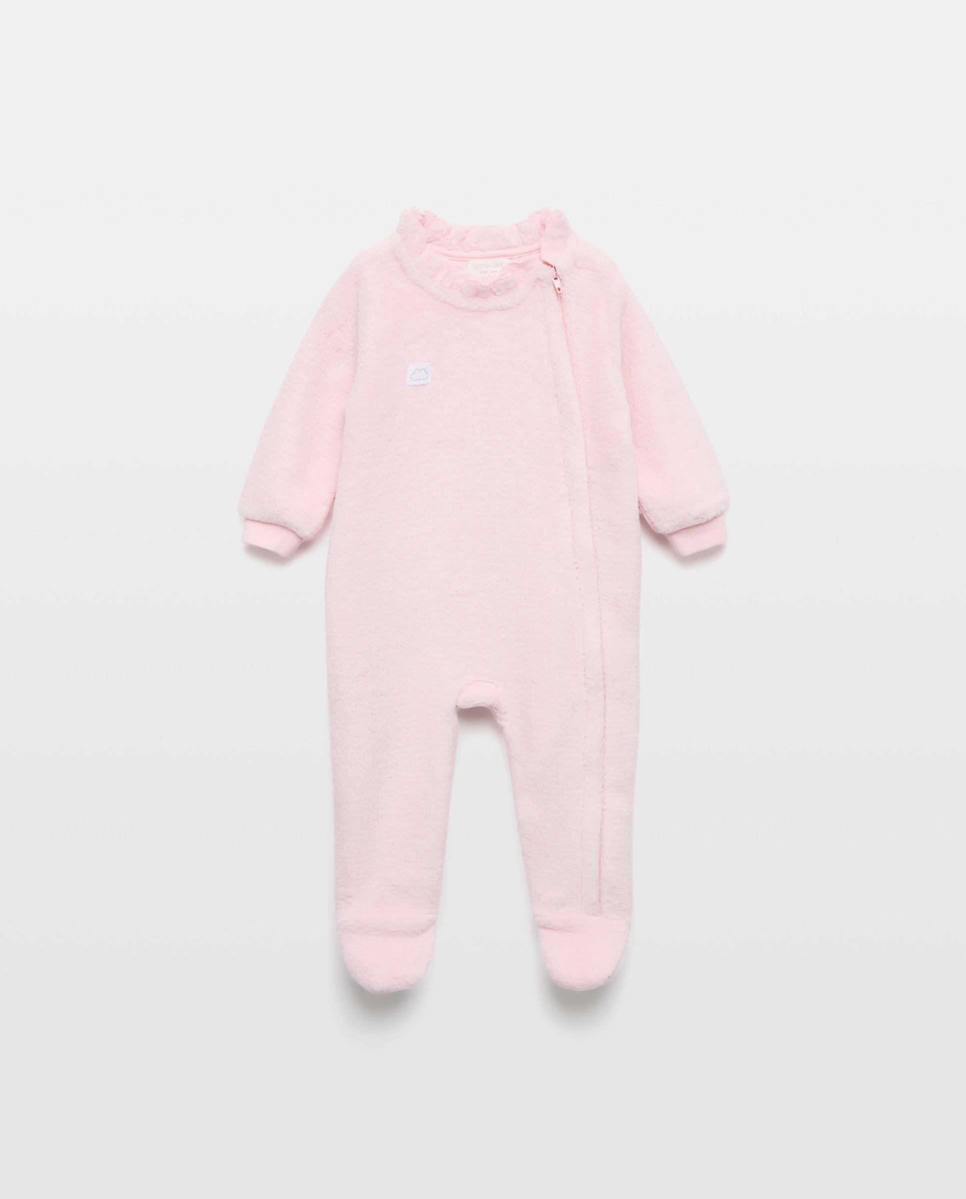 Pelele básico largo de bebé - Cotton Juice - 200 Rosa 200 Rosa-1