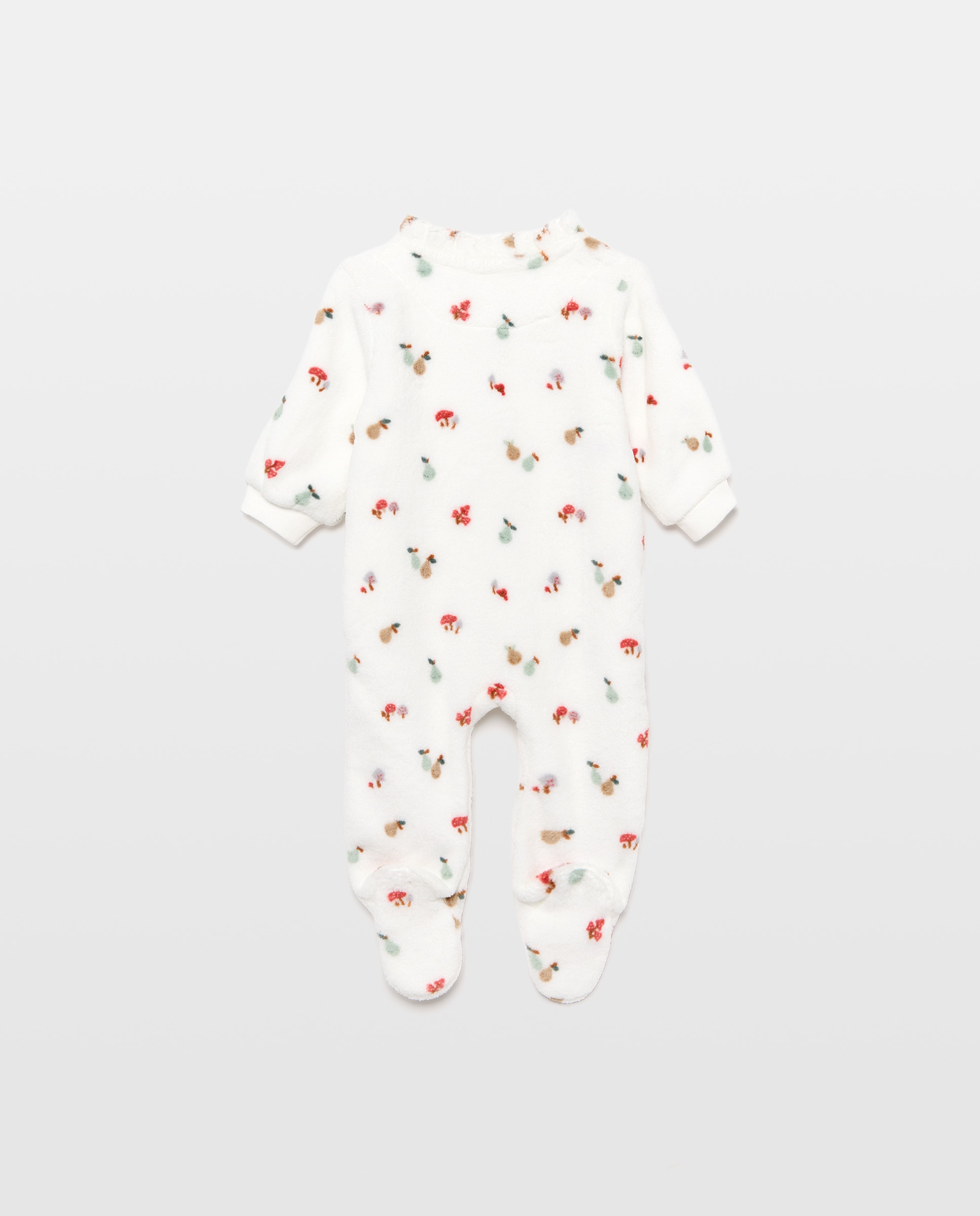 Pelele básico largo estampado fantasía de bebé - Cotton Juice - Blanco Blanco-2