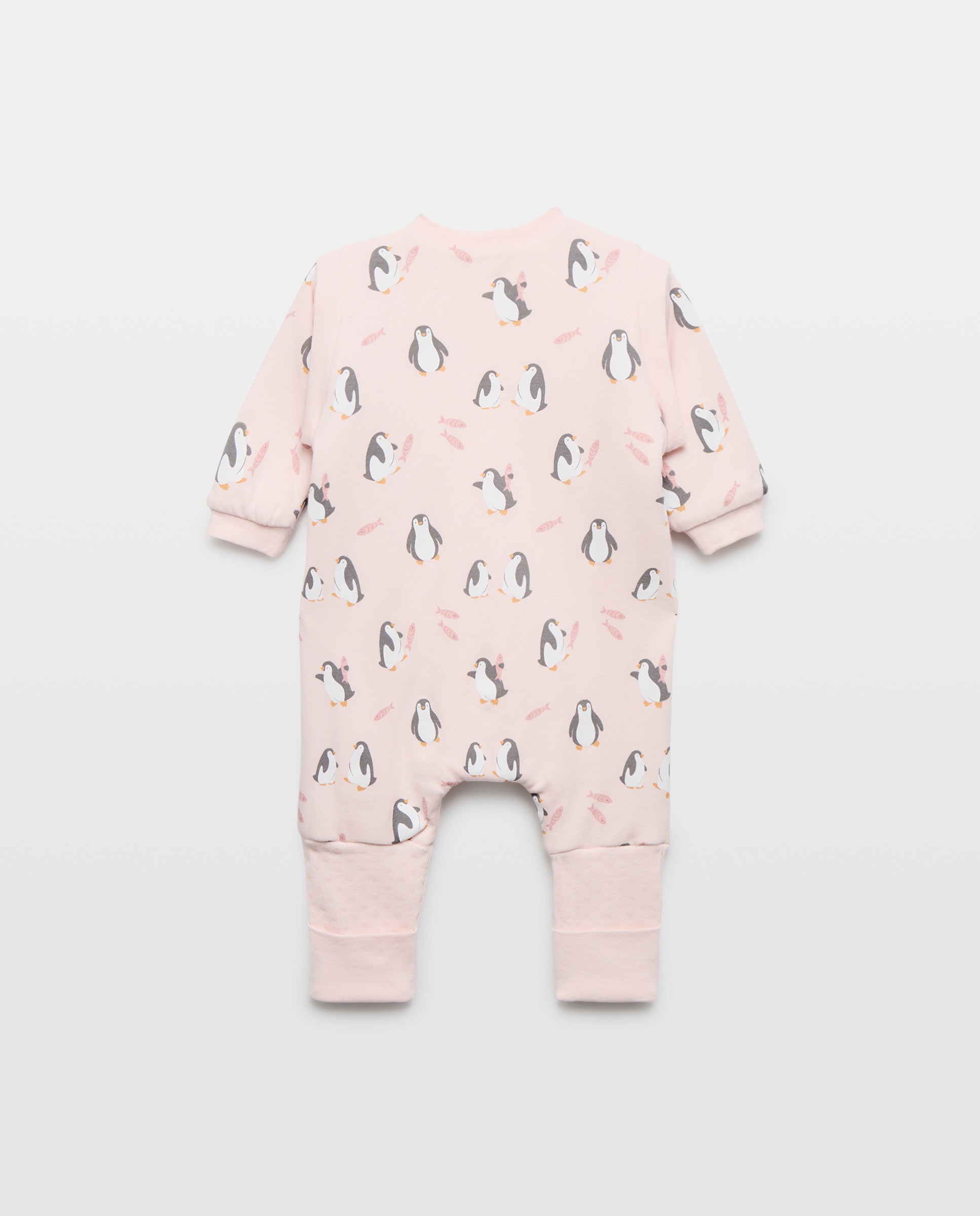 Pelele de bebé acolchado fantasía - Cotton Juice - Rosa Rosa-2