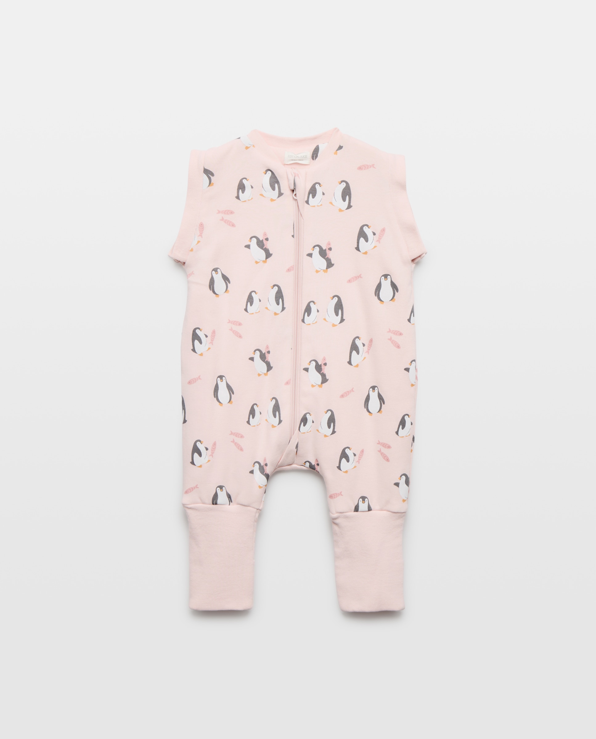 Pelele de bebé acolchado fantasía - Cotton Juice - Rosa Rosa-3