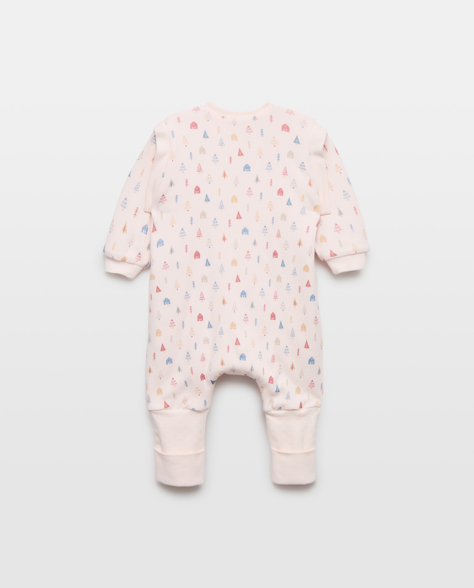 Pelele de bebé acolchado fantasía - Cotton Juice - Rosa Rosa-2