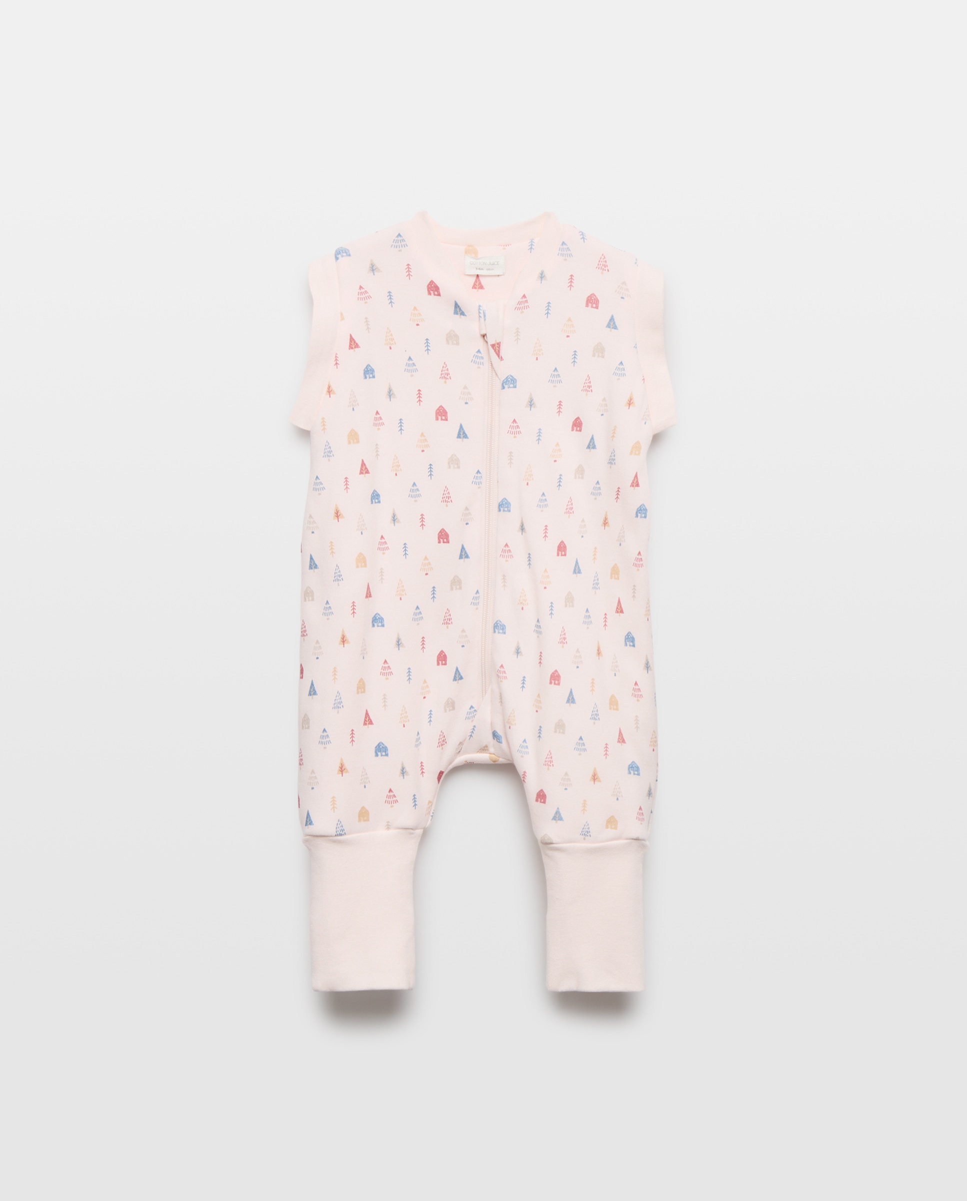 Pelele de bebé acolchado fantasía - Cotton Juice - Rosa Rosa-3