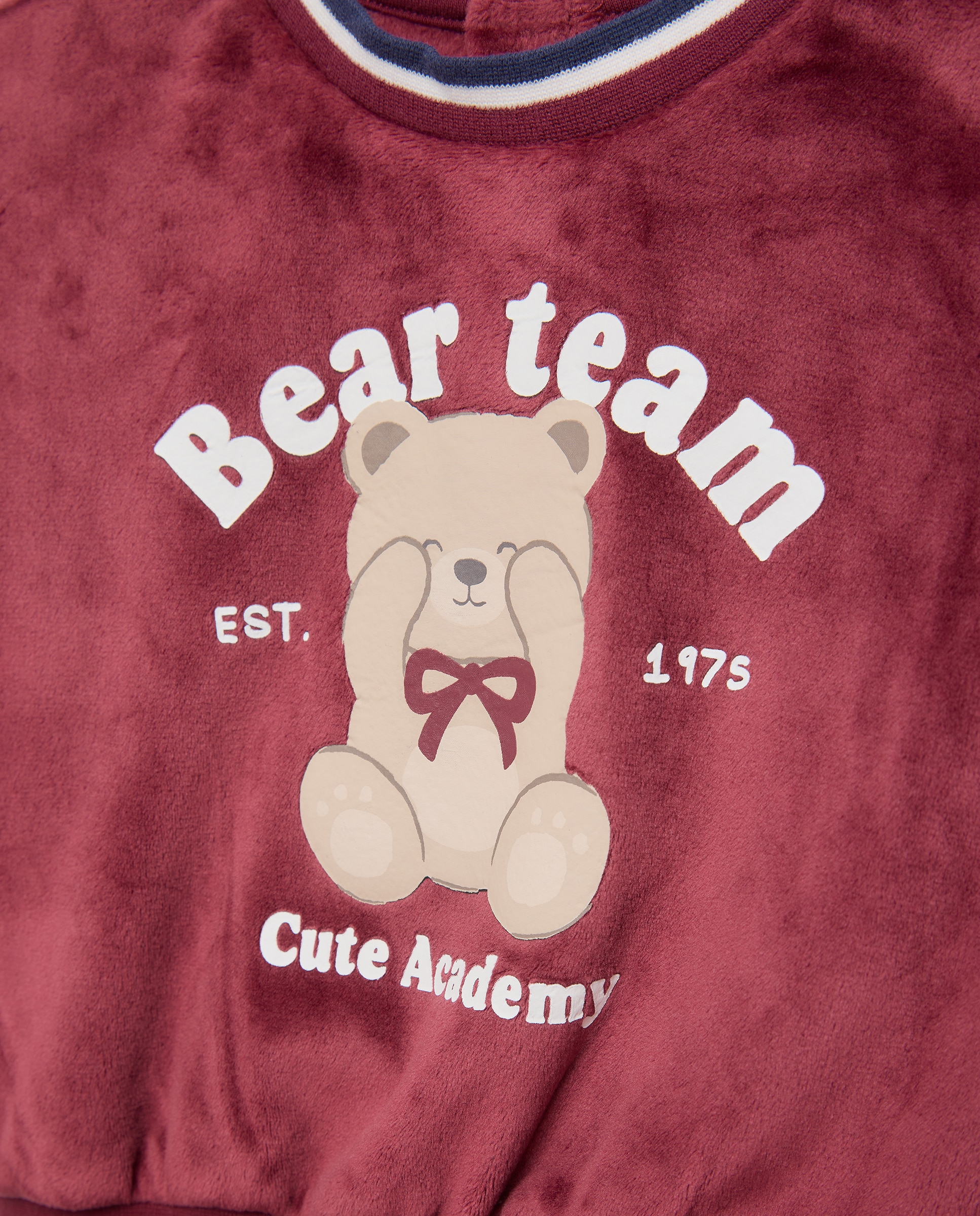 Pijama de Bebé com Estampados de Fantasia Cotton Juice Vermelho-3