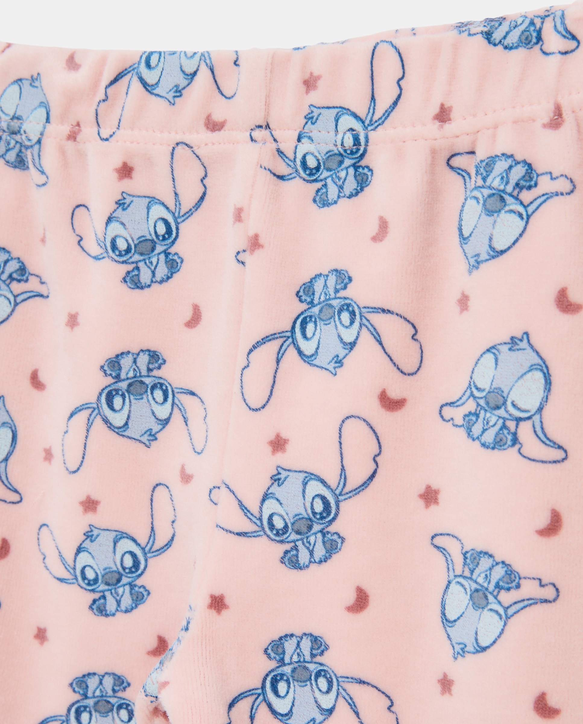 Pijama de Velour de Bebé Stitch Magic Cotton Juice Rosa-3