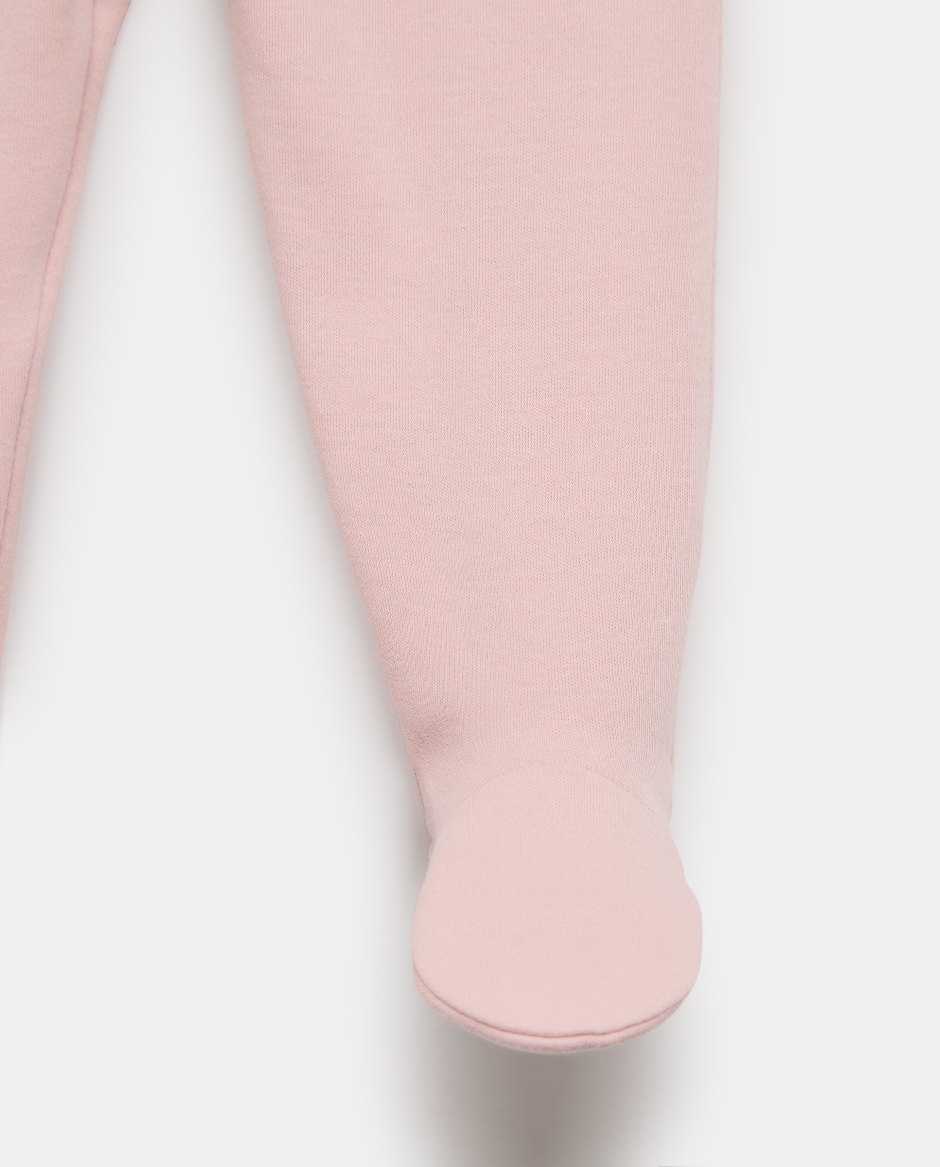 Pijama de Bebé com Estampado de Fantasia e Calças Lisas Cotton Juice Rosa-4