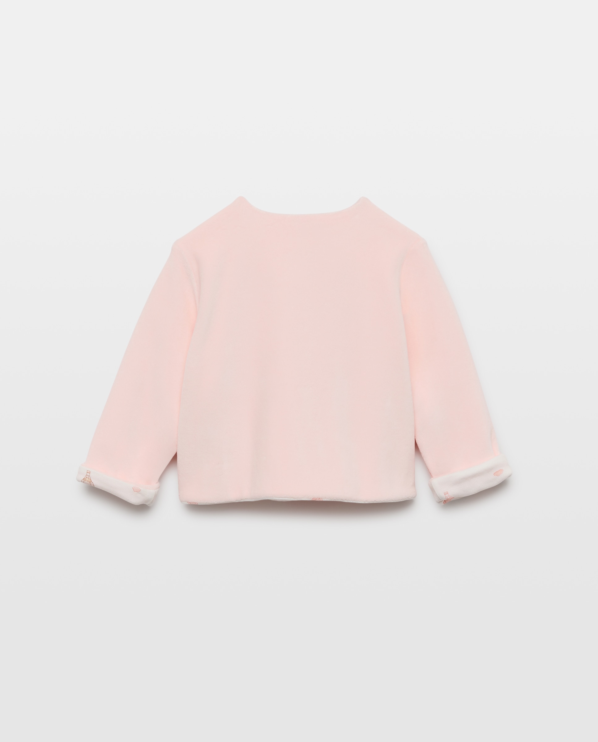 Chaqueta reversible globos de bebé - Cotton Juice - Rosa Rosa-2