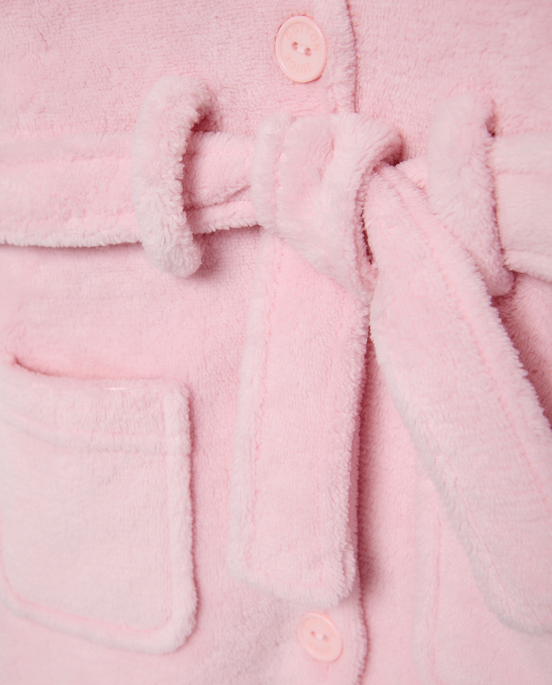 Bata básica con cinturón de bebé - Cotton Juice - 200 Rosa 200 Rosa-3