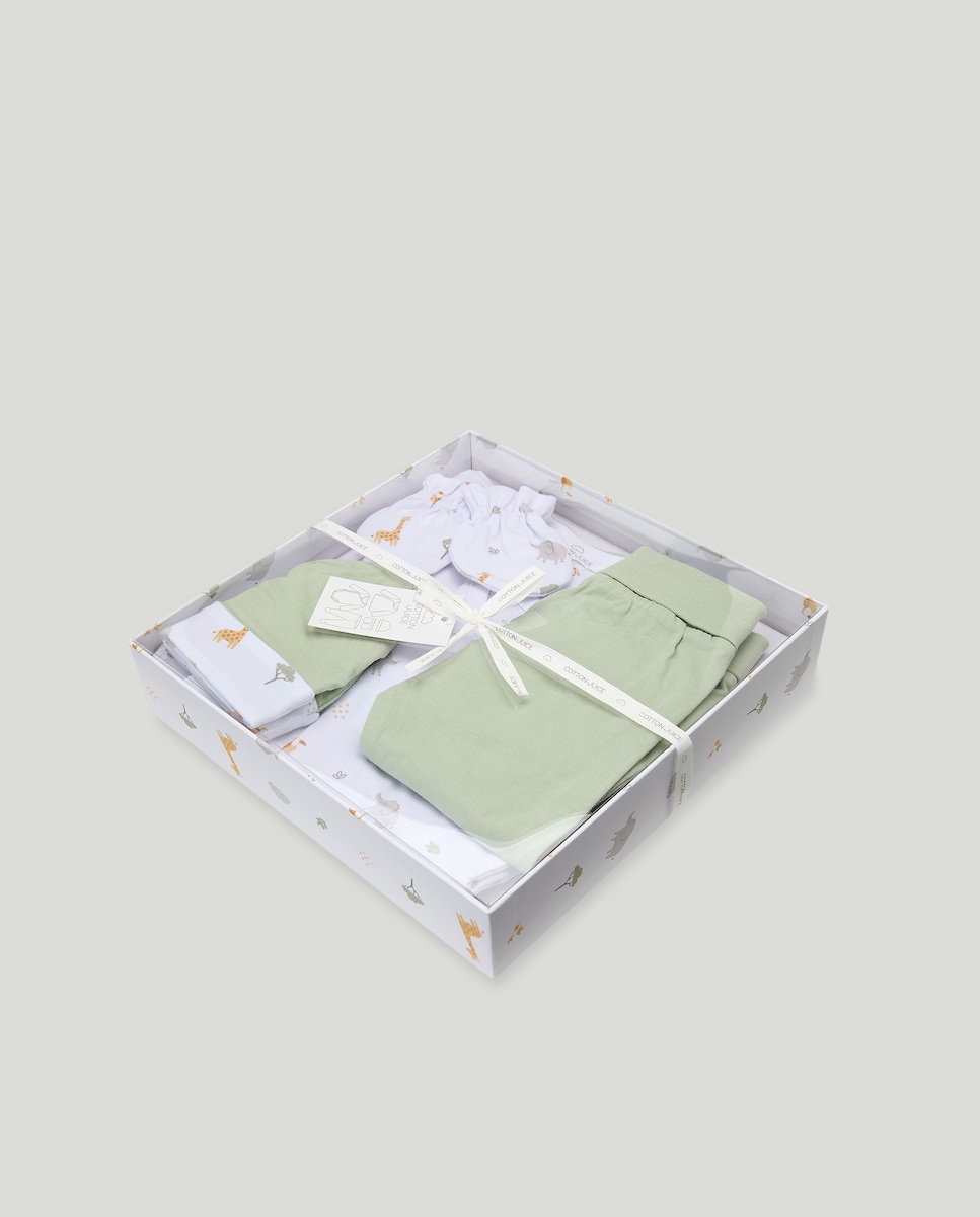 Caixa de Oferta de Cinco Peças Branco-1