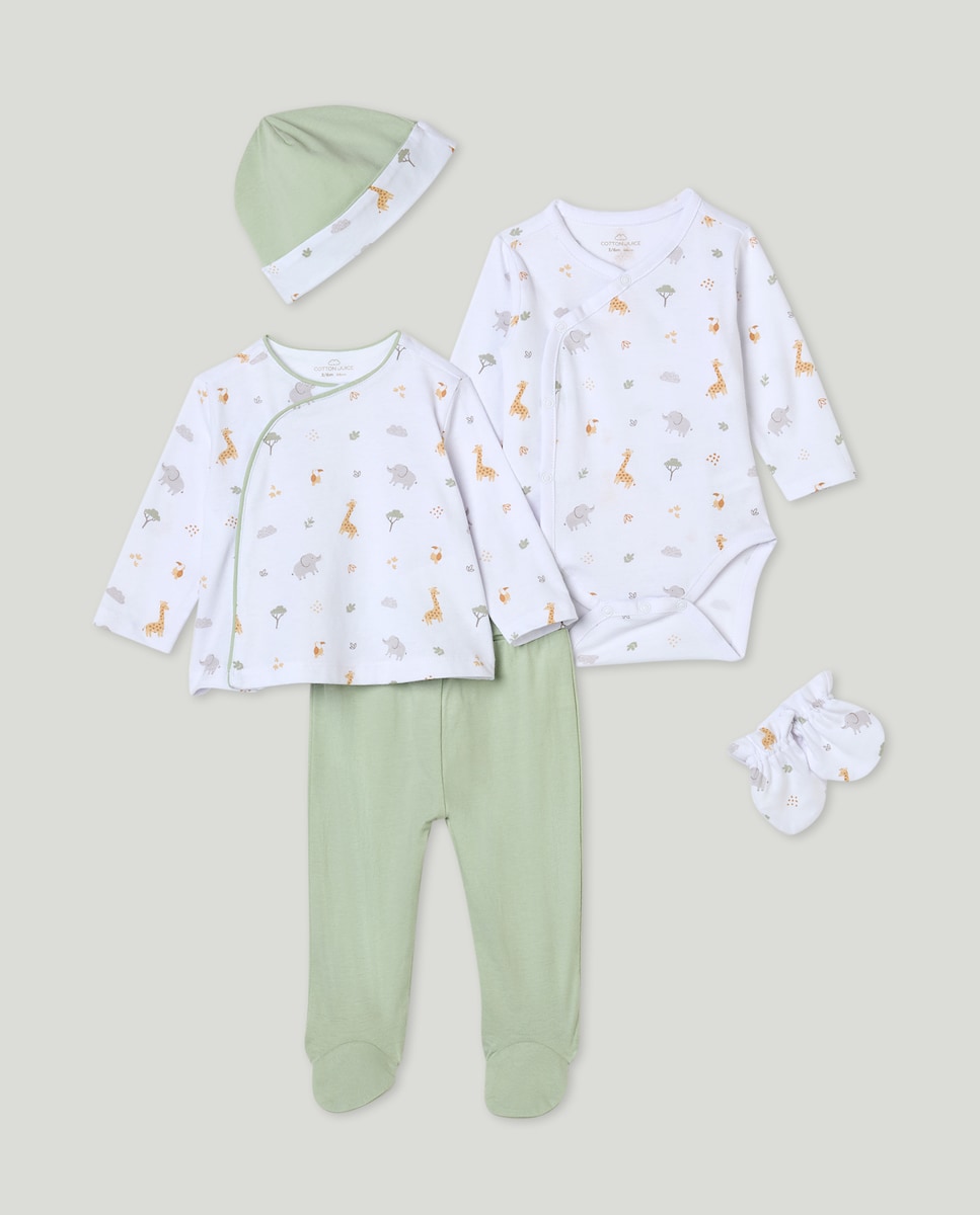 Caixa de Oferta de Cinco Peças Branco-2