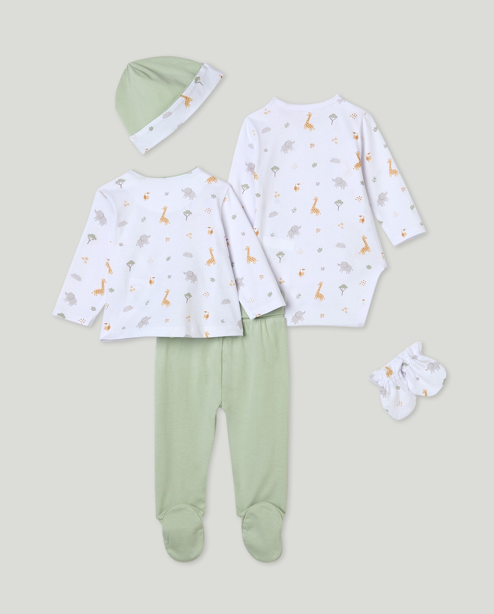 Caixa de Oferta de Cinco Peças Branco-3