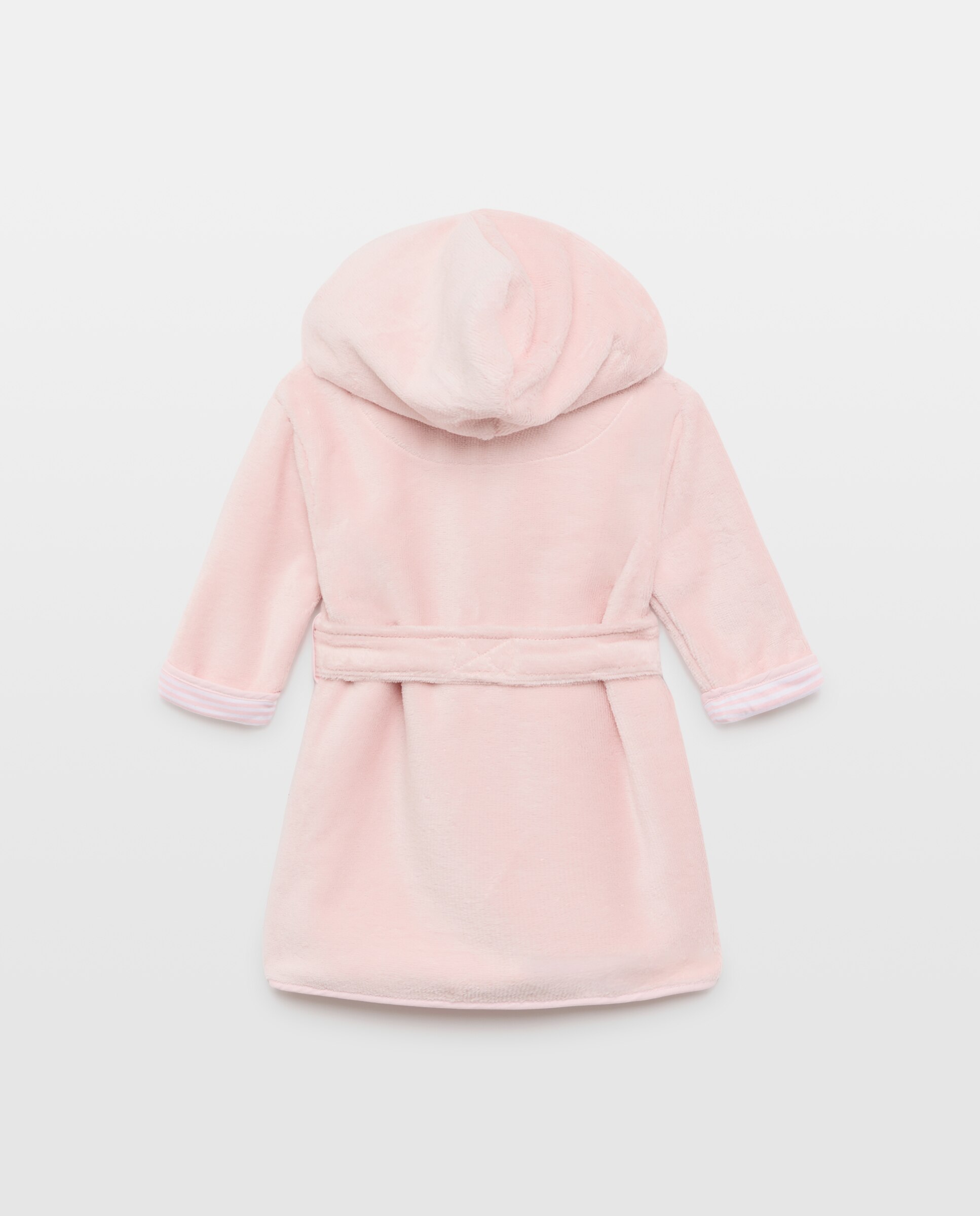 Roupão de Banho de Bebé com Capuz com Orelhas Cotton Juice 200 Rosa-2