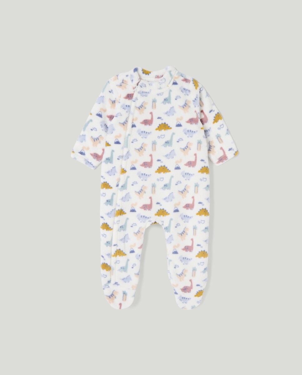 Pijama de Bebé com Desenhos Azul-2