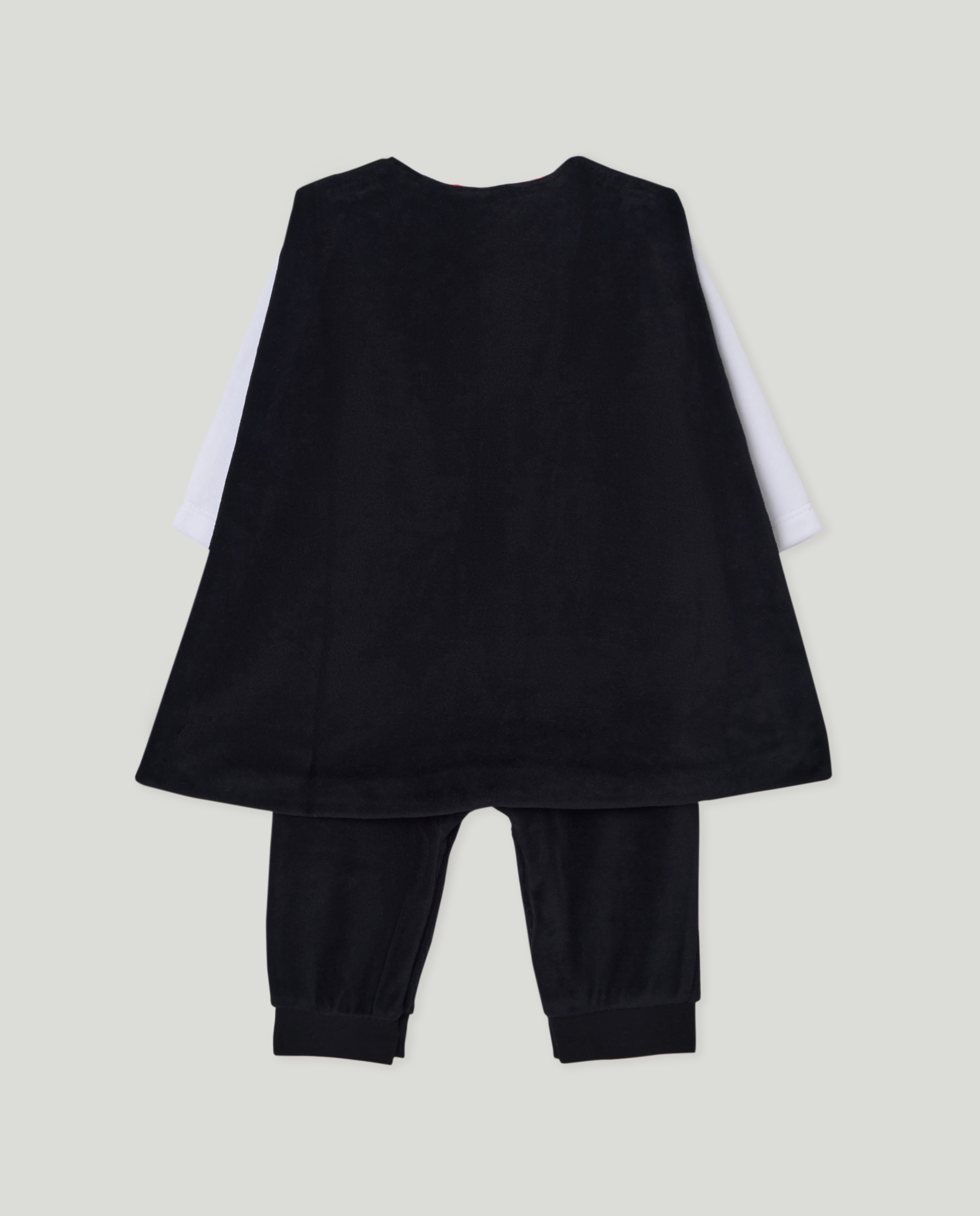 Pijama de Bebé com Desenhos Preto-2