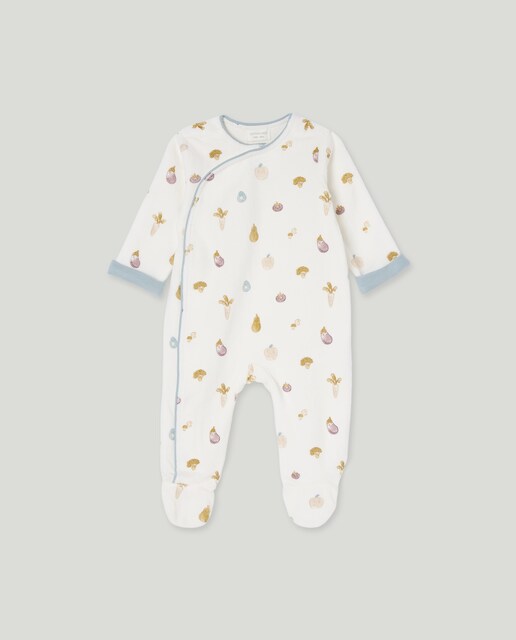 Imagem 0 de Babygrow de Bebé em Velour com Estampado de Fantasia