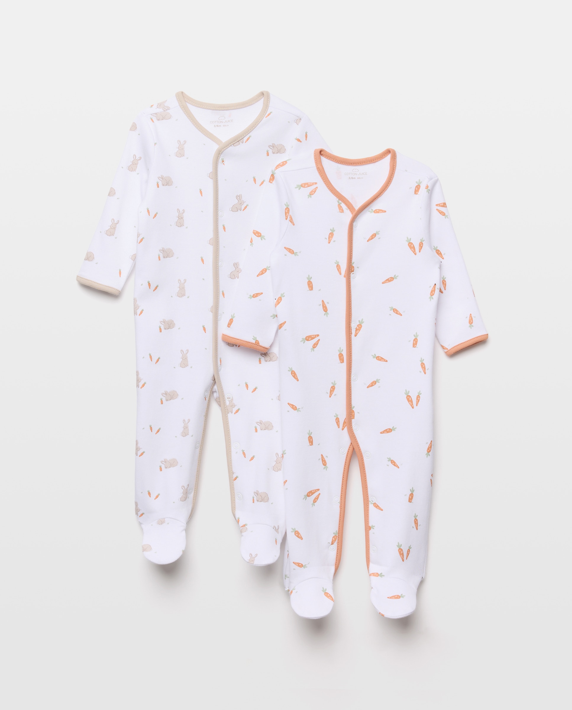 Imagem 0 de Pack de 2 Pijamas de Bebé Estampados