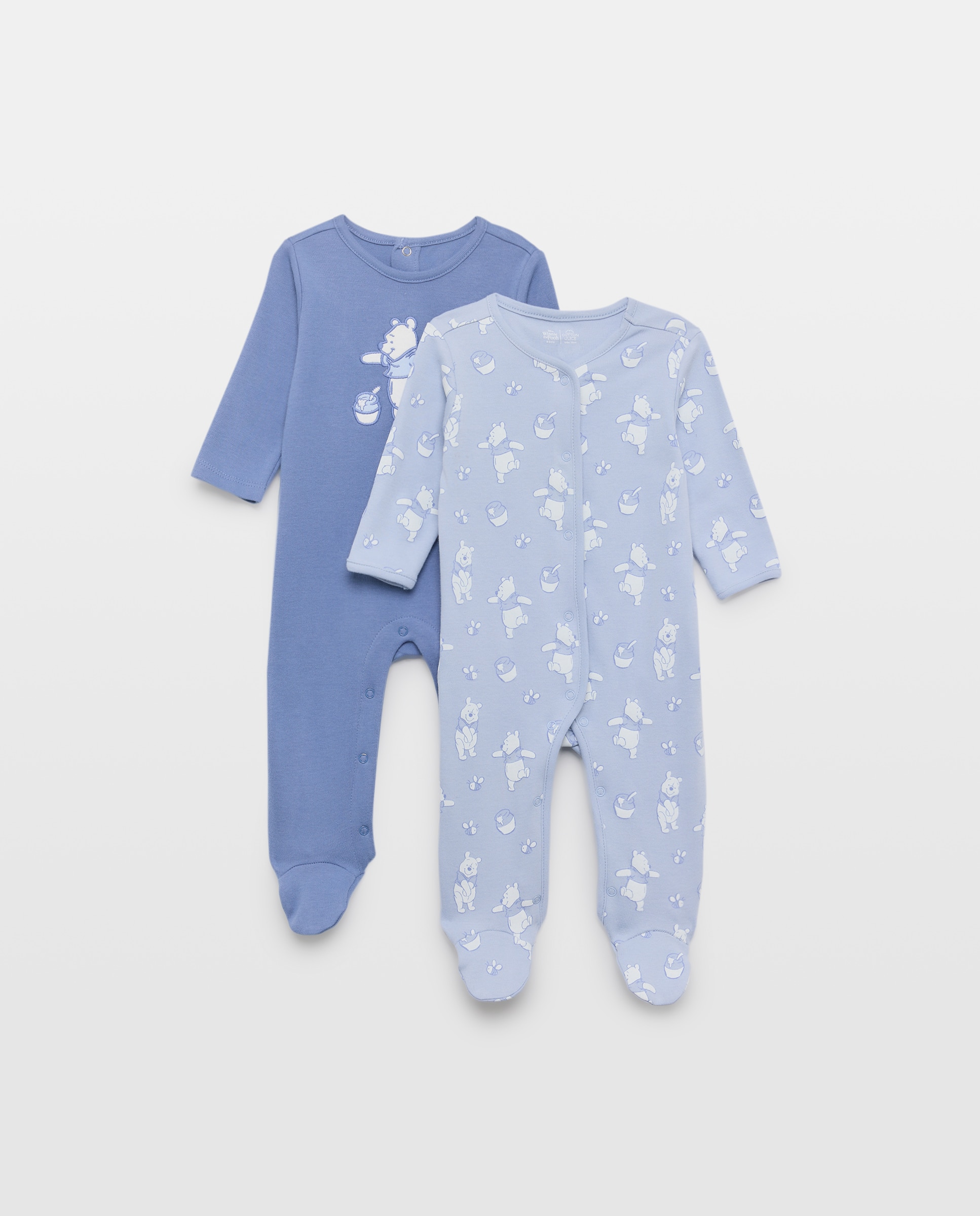 Imagem 0 de Pack de 2 Babygrows Compridos de Bebé em Malha com Fantasia Winnie