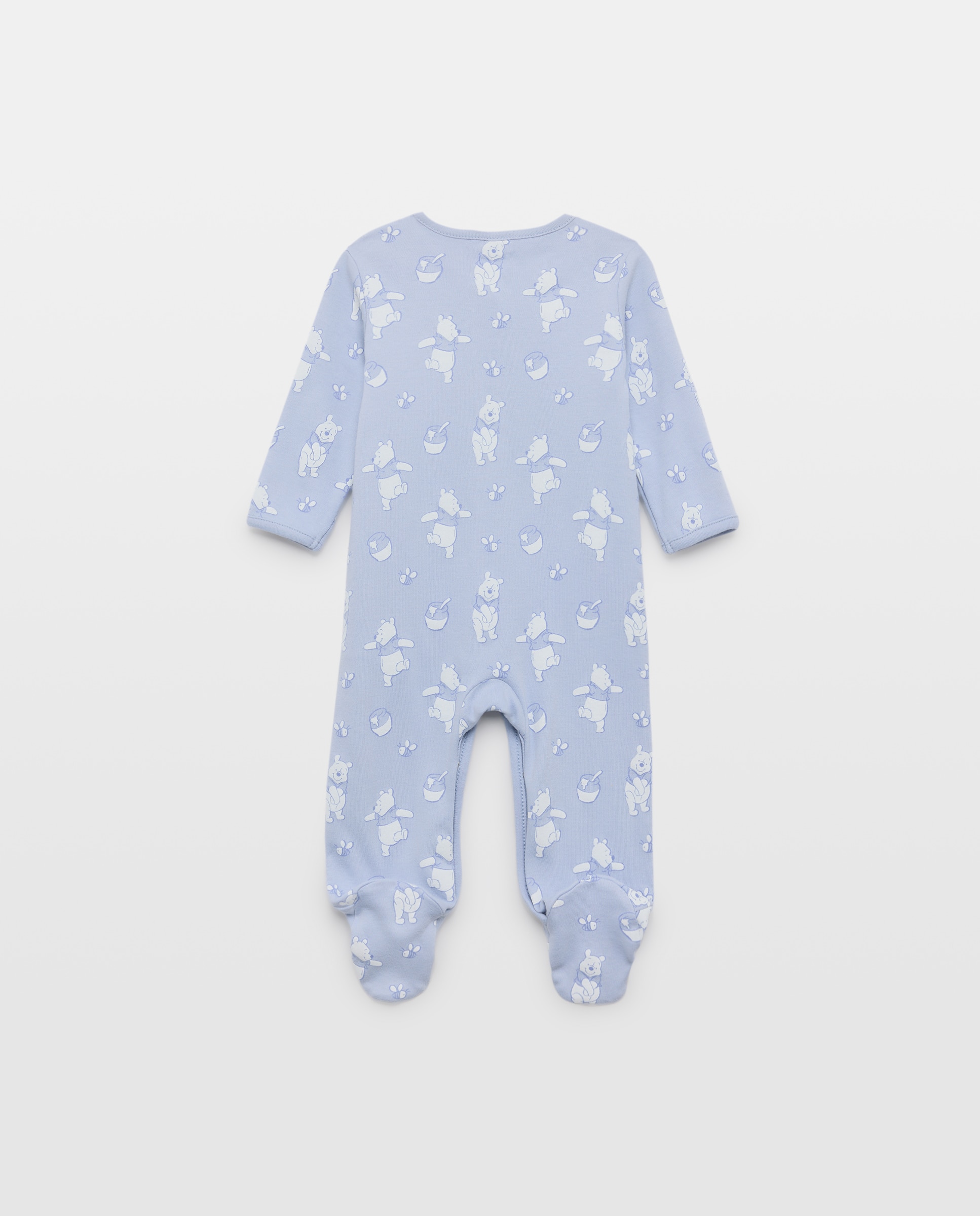 Pack de 2 Babygrows Compridos de Bebé em Malha com Fantasia Winnie Cotton Juice Azul-marinho-2