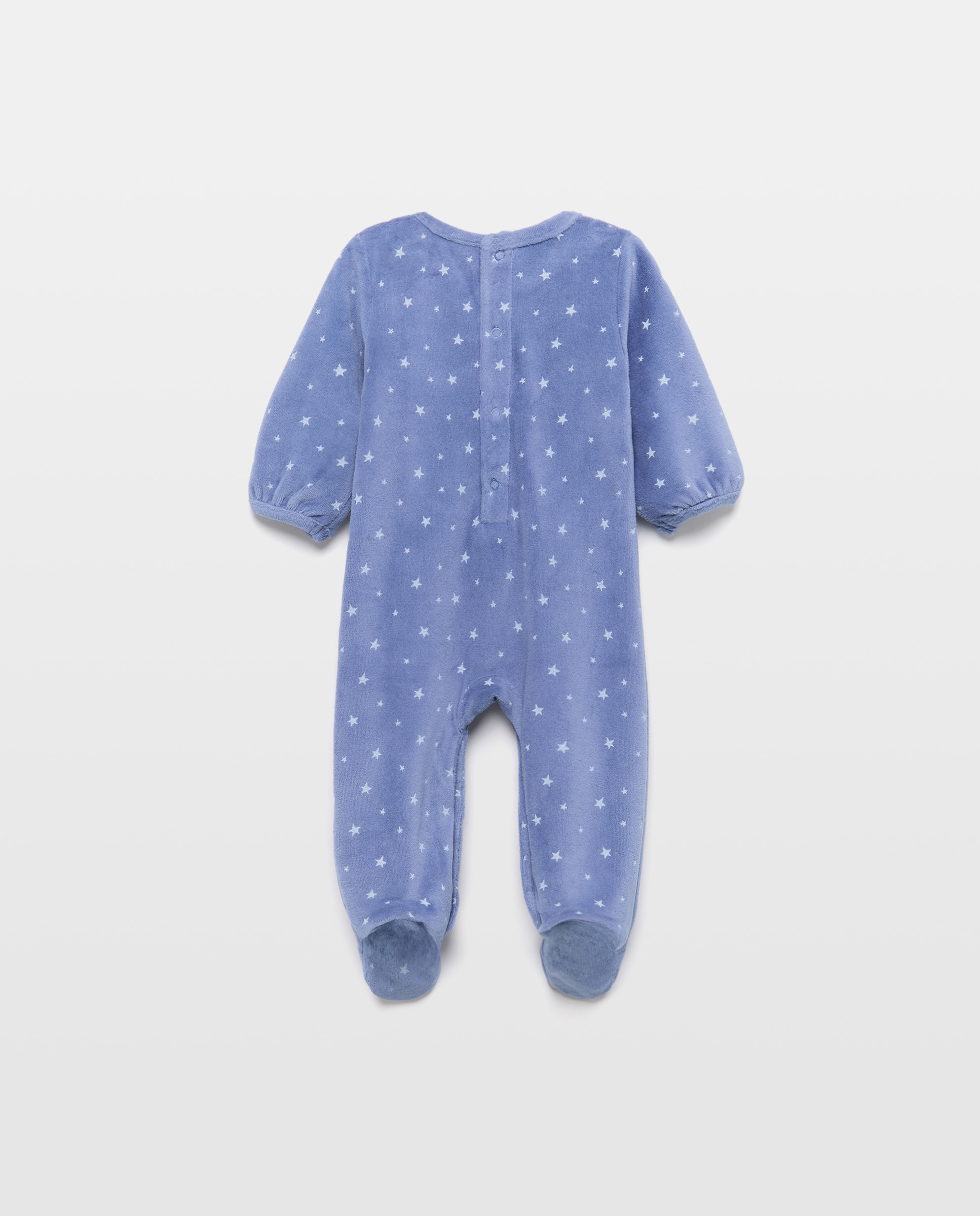 Babygrow de Bebé em Velour Winnie Cotton Juice Azul-marinho-2