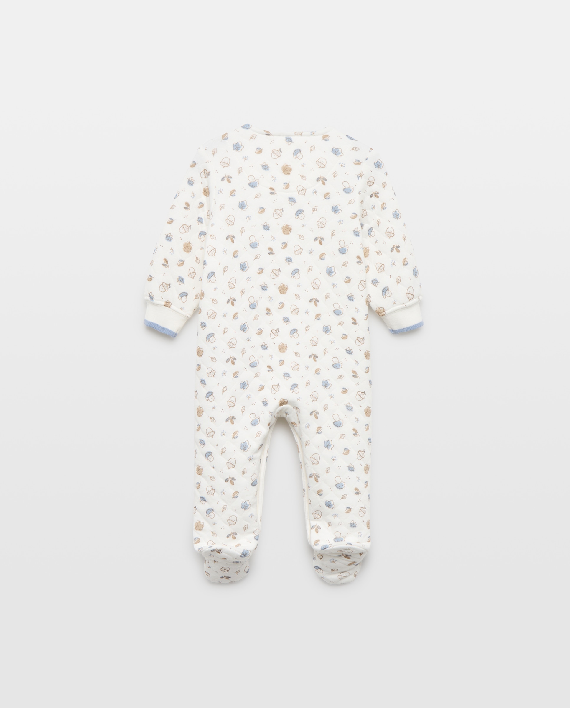 Babygrow Acolchoado de Bebé com Estampado de Fantasia Cotton Juice Azul-marinho-2