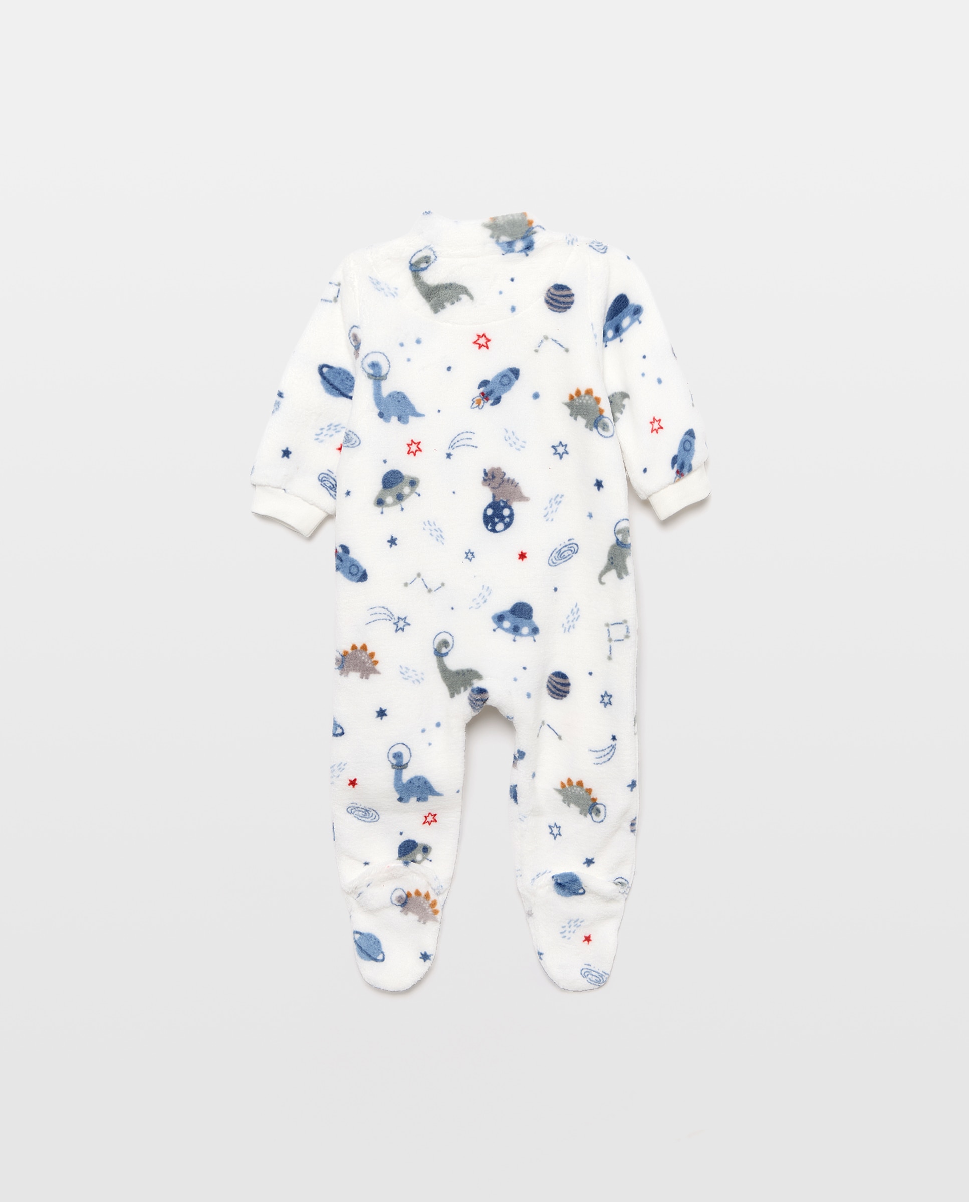 Babygrow de Bebé com Estampado de Fantasia Azul-2