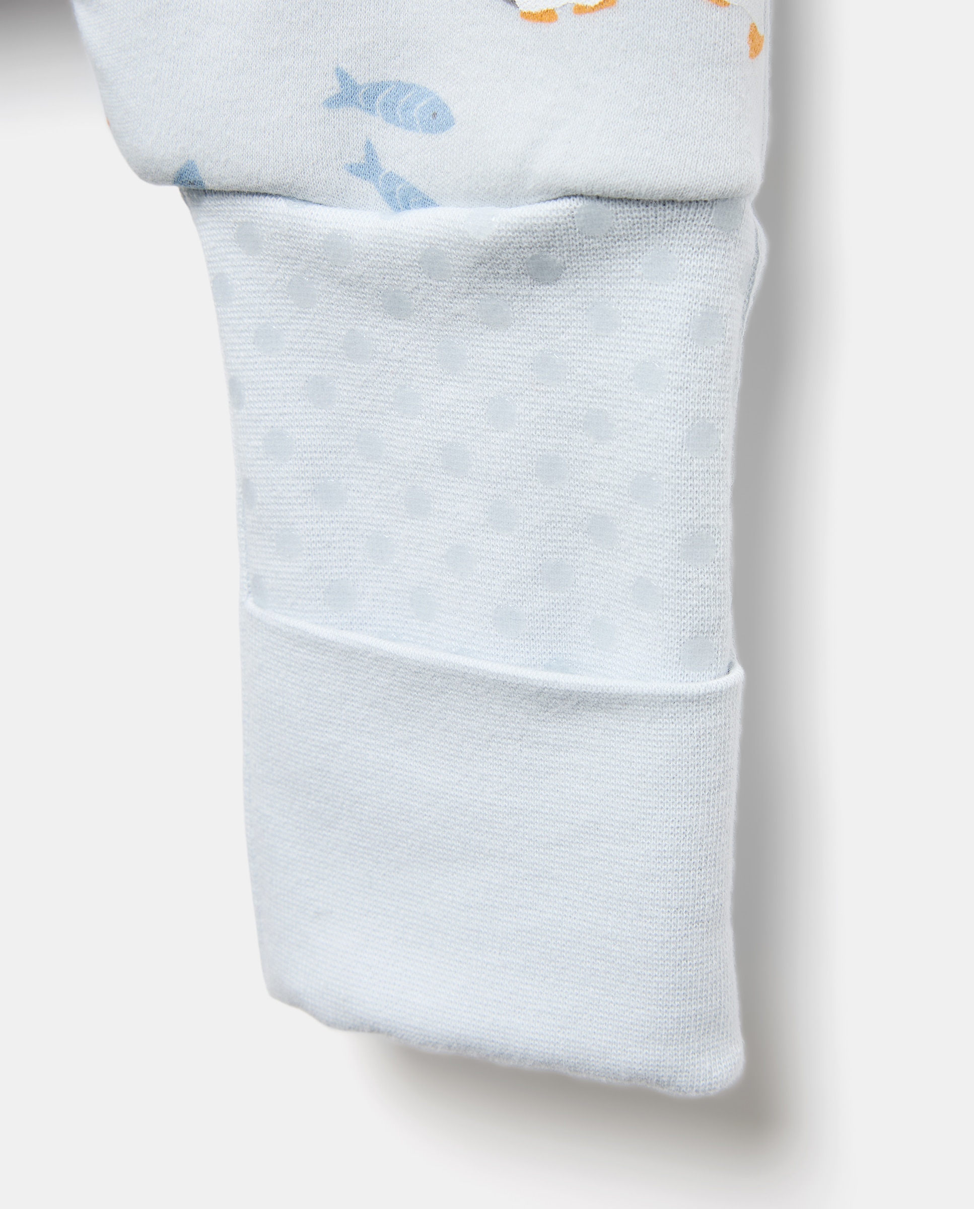 Pelele de bebé acolchado fantasía - Cotton Juice - Azul Azul-4