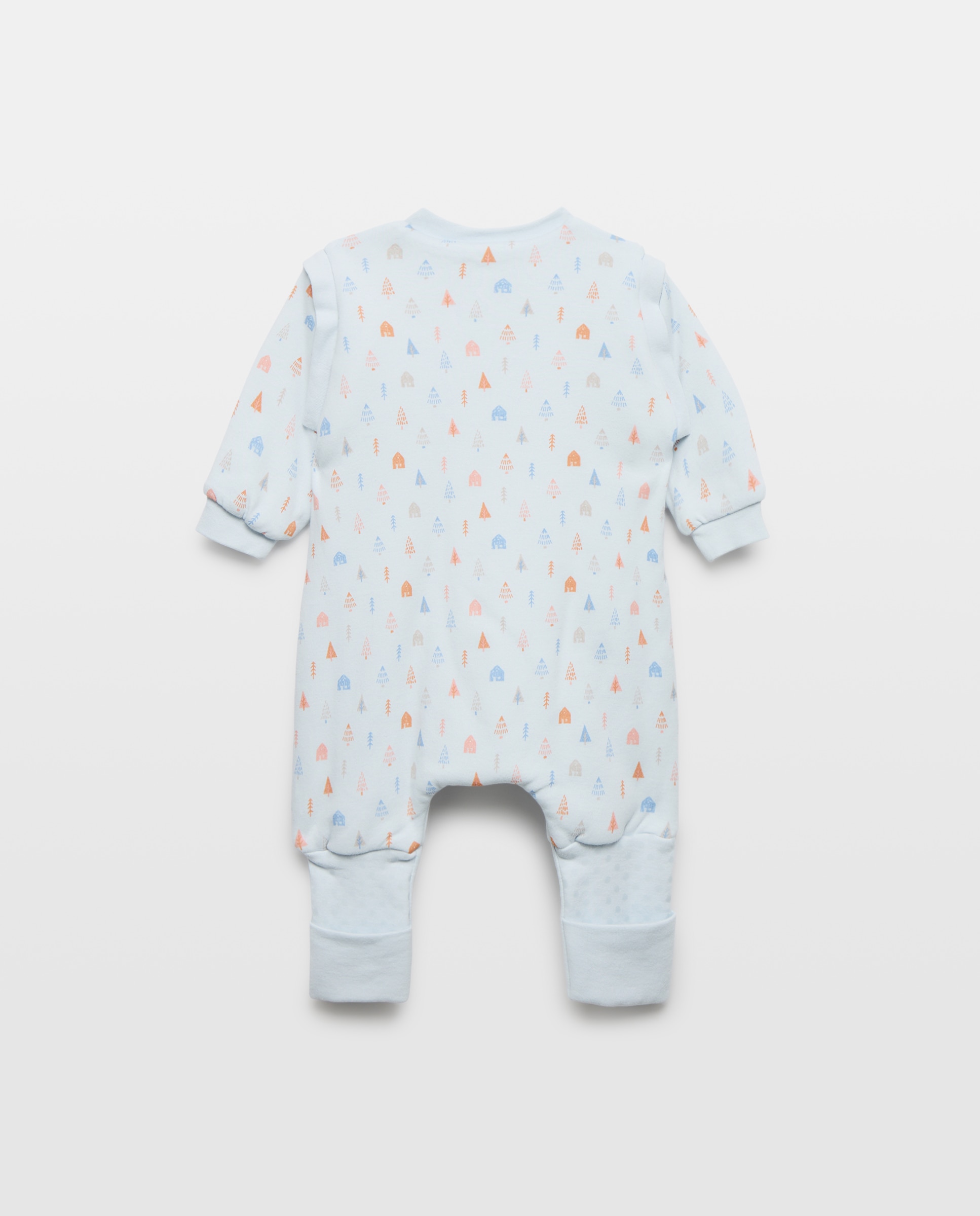 Pelele de bebé acolchado fantasía - Cotton Juice - Azul Azul-2