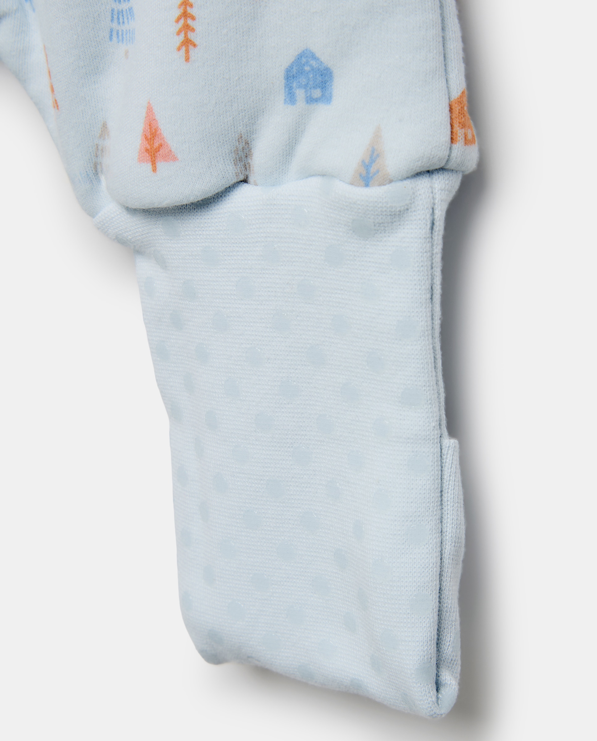 Pelele de bebé acolchado fantasía - Cotton Juice - Azul Azul-4