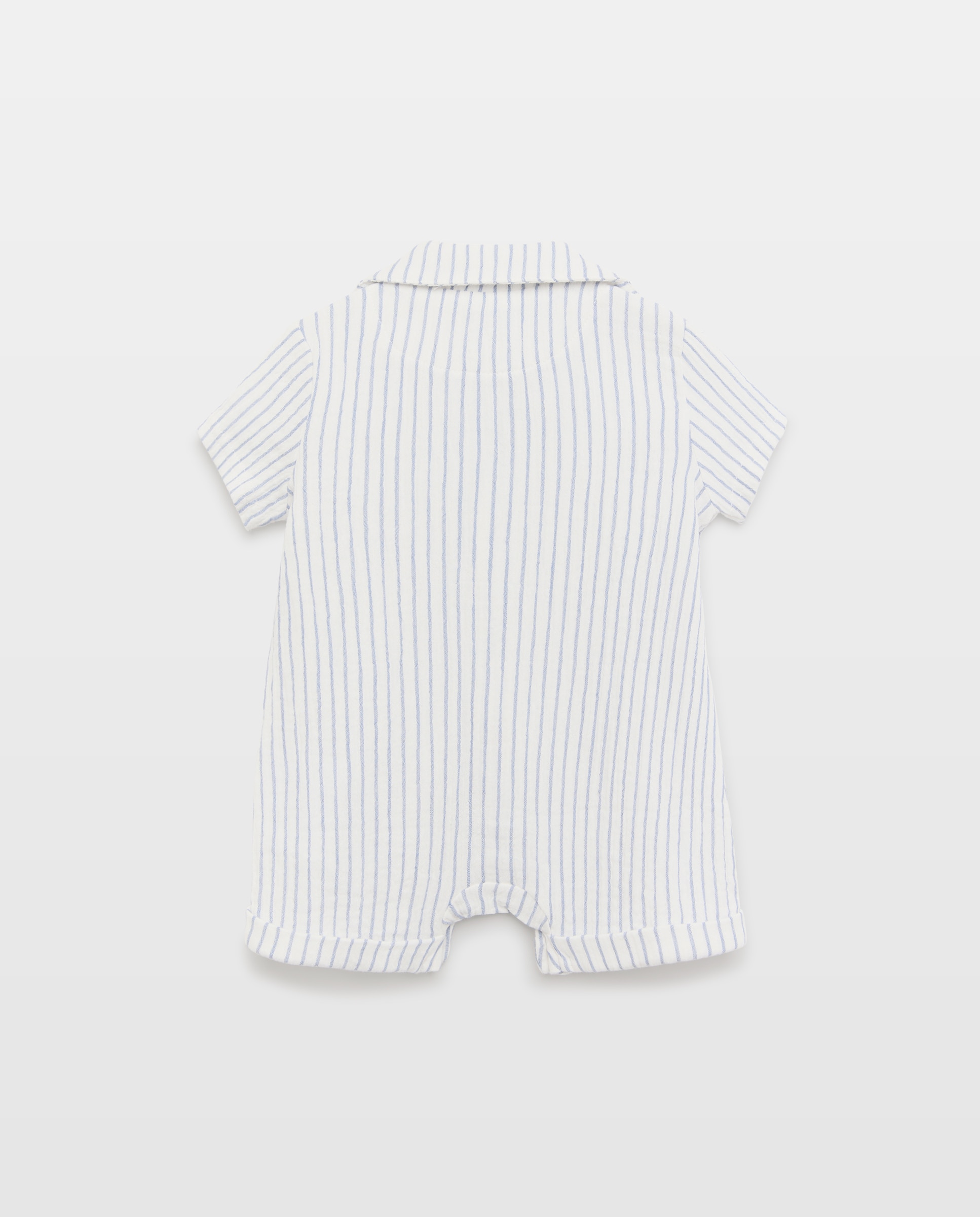 Babygrow Abotoado de Bebé com Chiffon e Fantasia Cotton Juice Azul-2