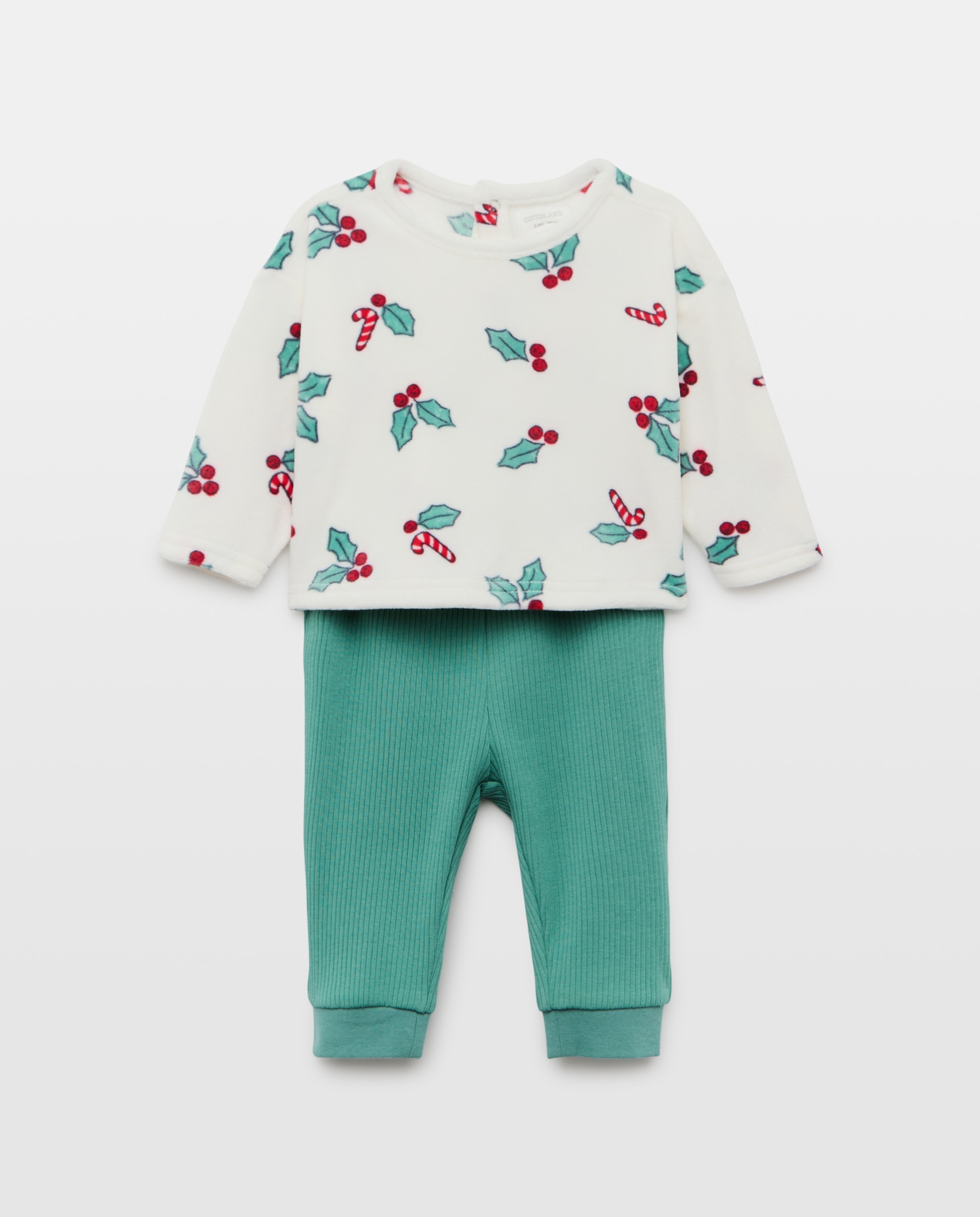 Imagem 0 de Pijama de Manga Comprida de Bebé com Estampado Floral