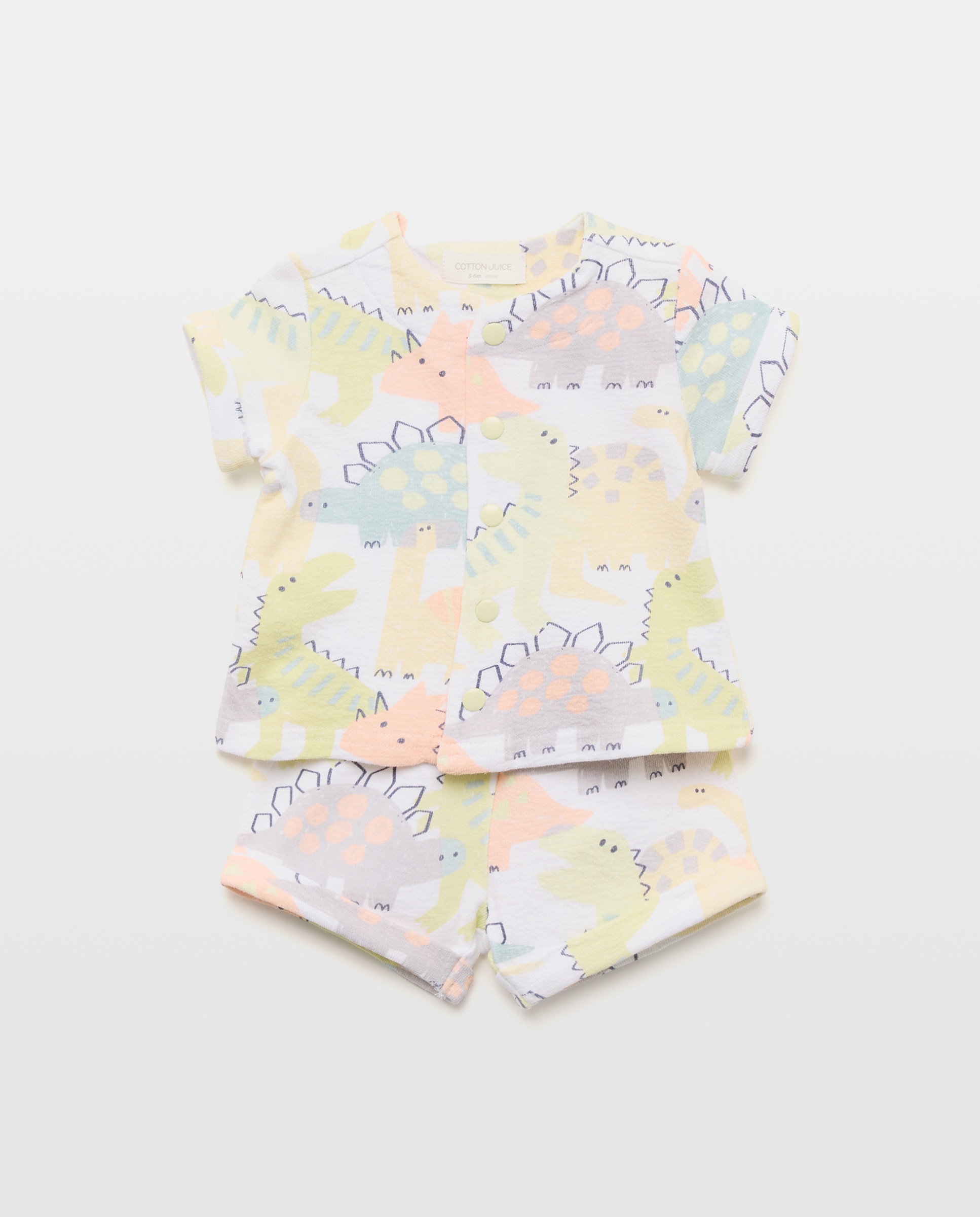 Pijama corto de bebé niño - Cotton Juice - Multicolor Multicolor-1