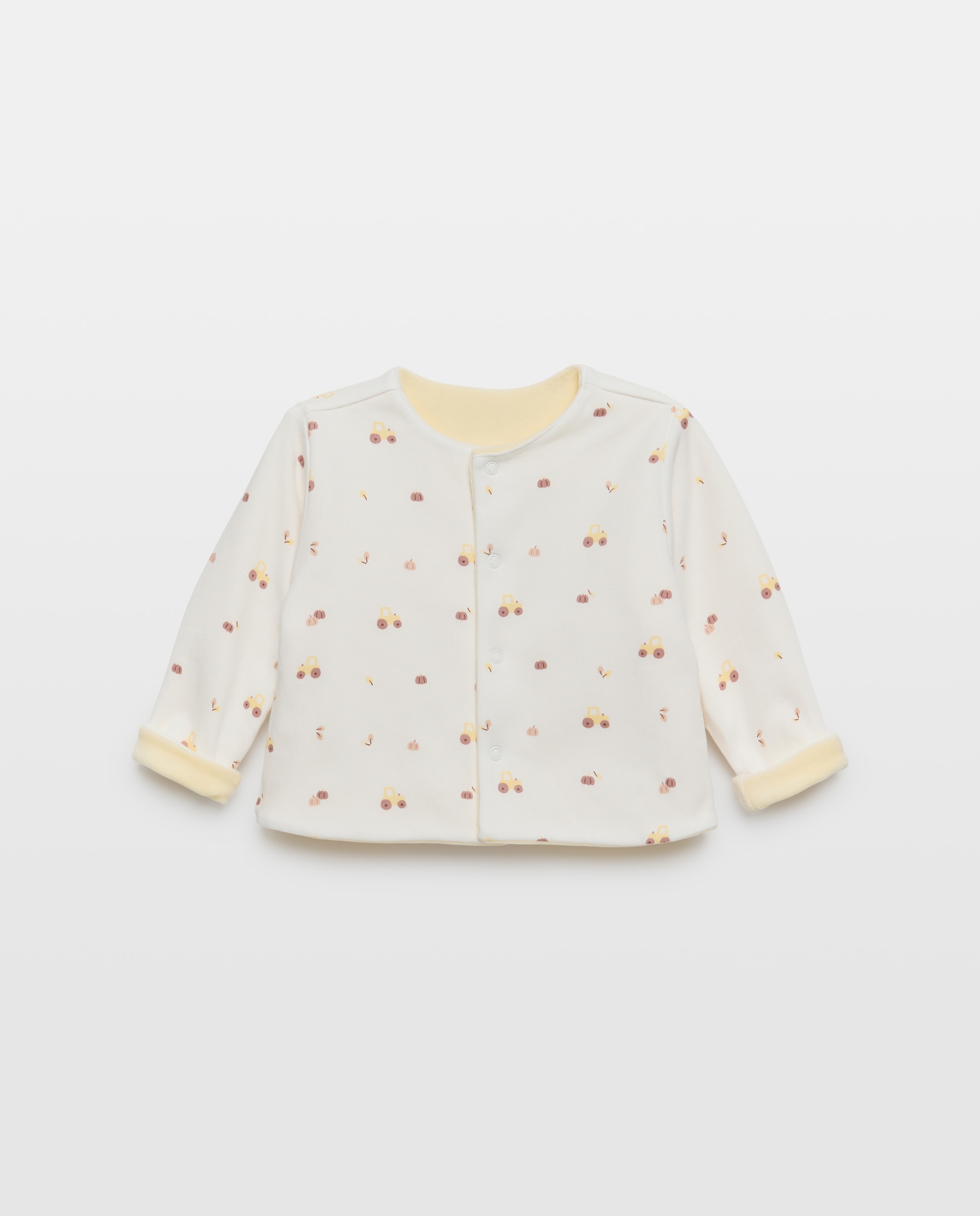 Chaqueta reversible tractor de bebé - Cotton Juice - Amarillo Amarillo-3