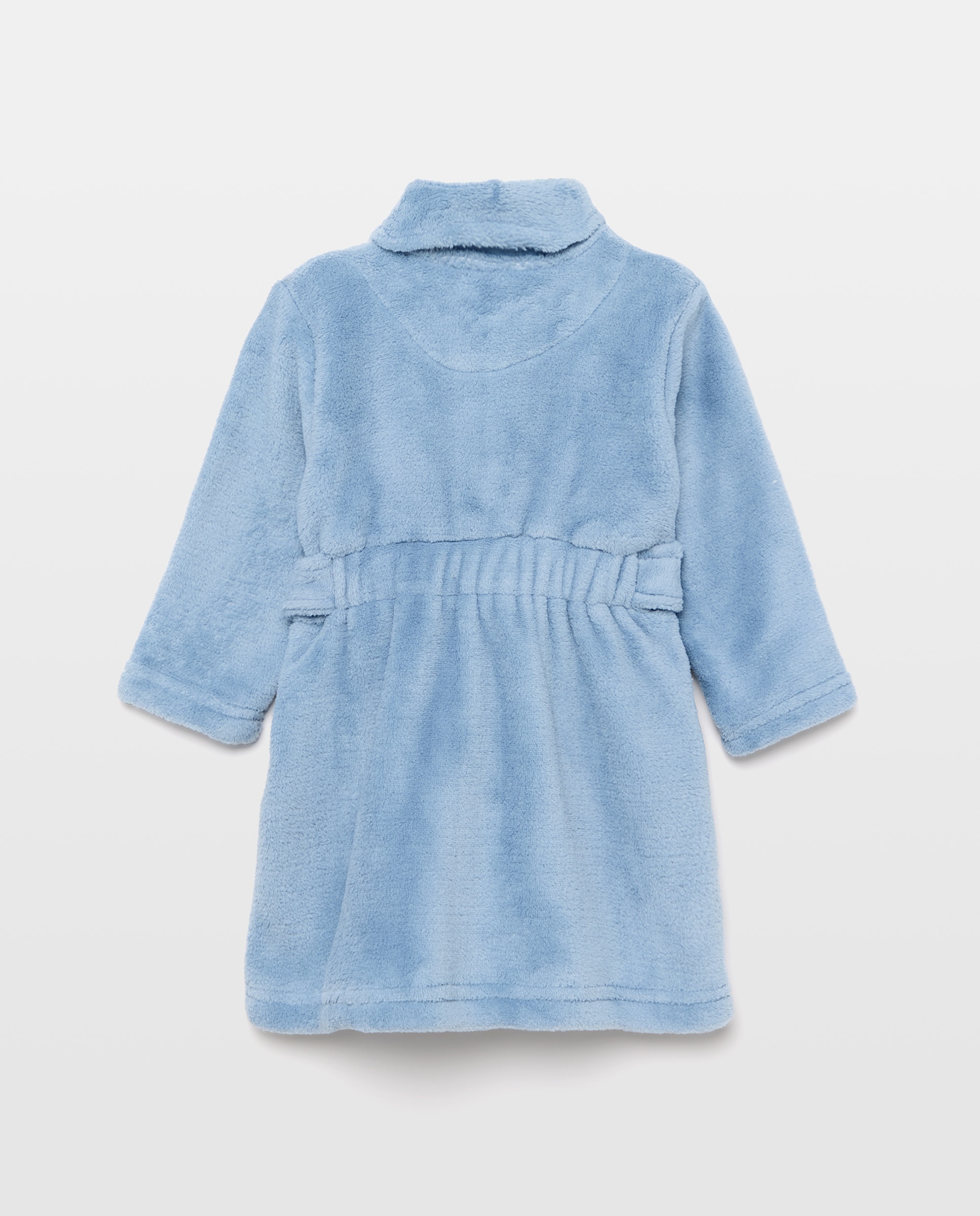 Bata básica con cinturón de bebé - Cotton Juice - 400 Azul 400 Azul-2