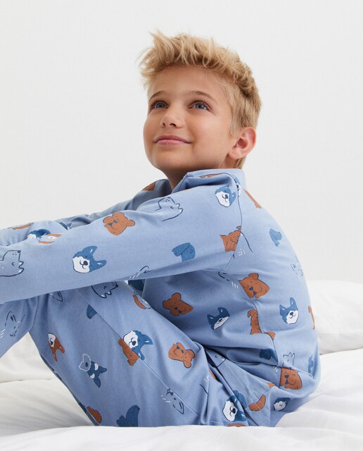 Imagem 0 de Pijama Completo de Malha com Estampado
